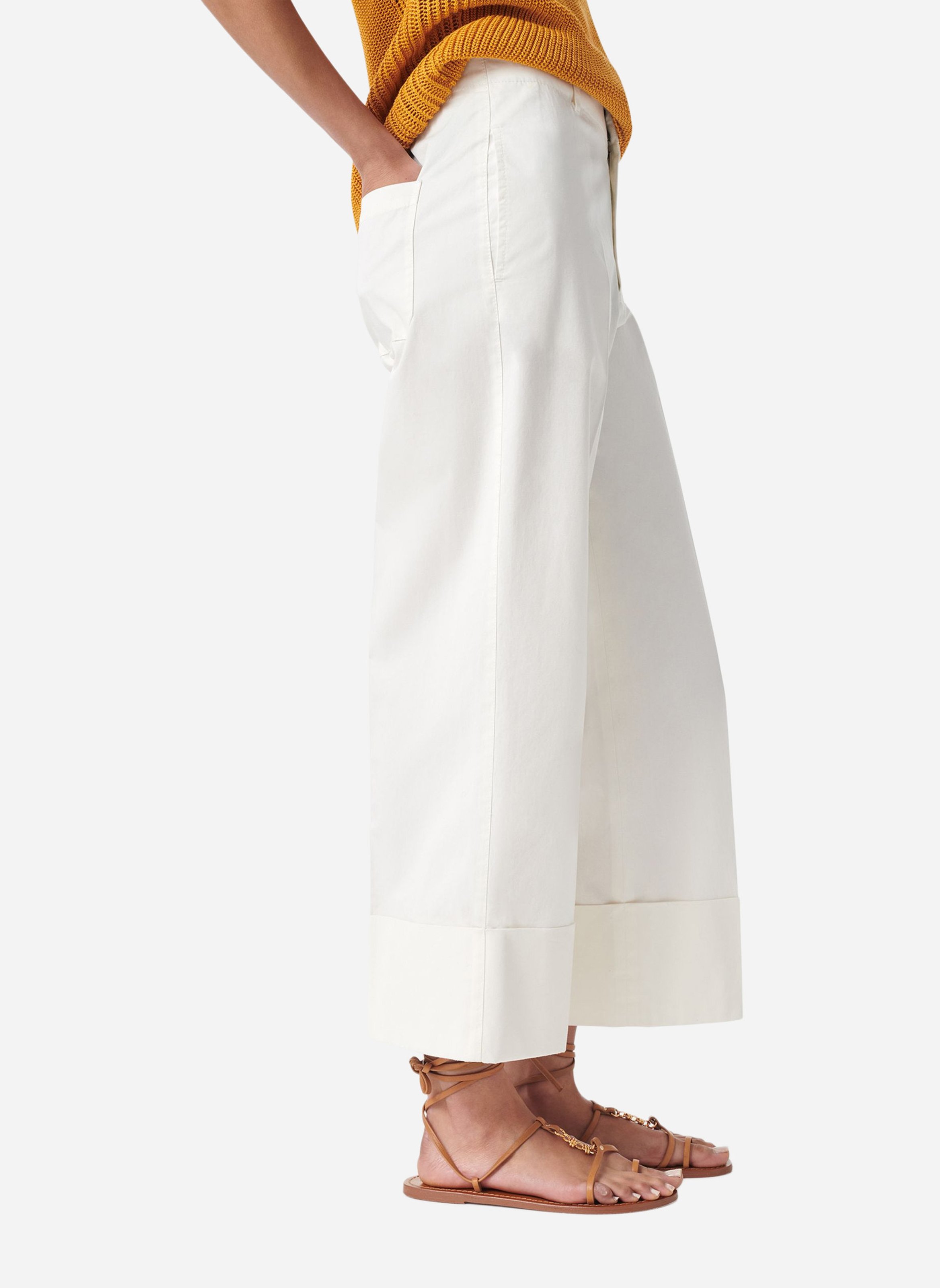 Wijde jeans VANESSA BRUNO Wit