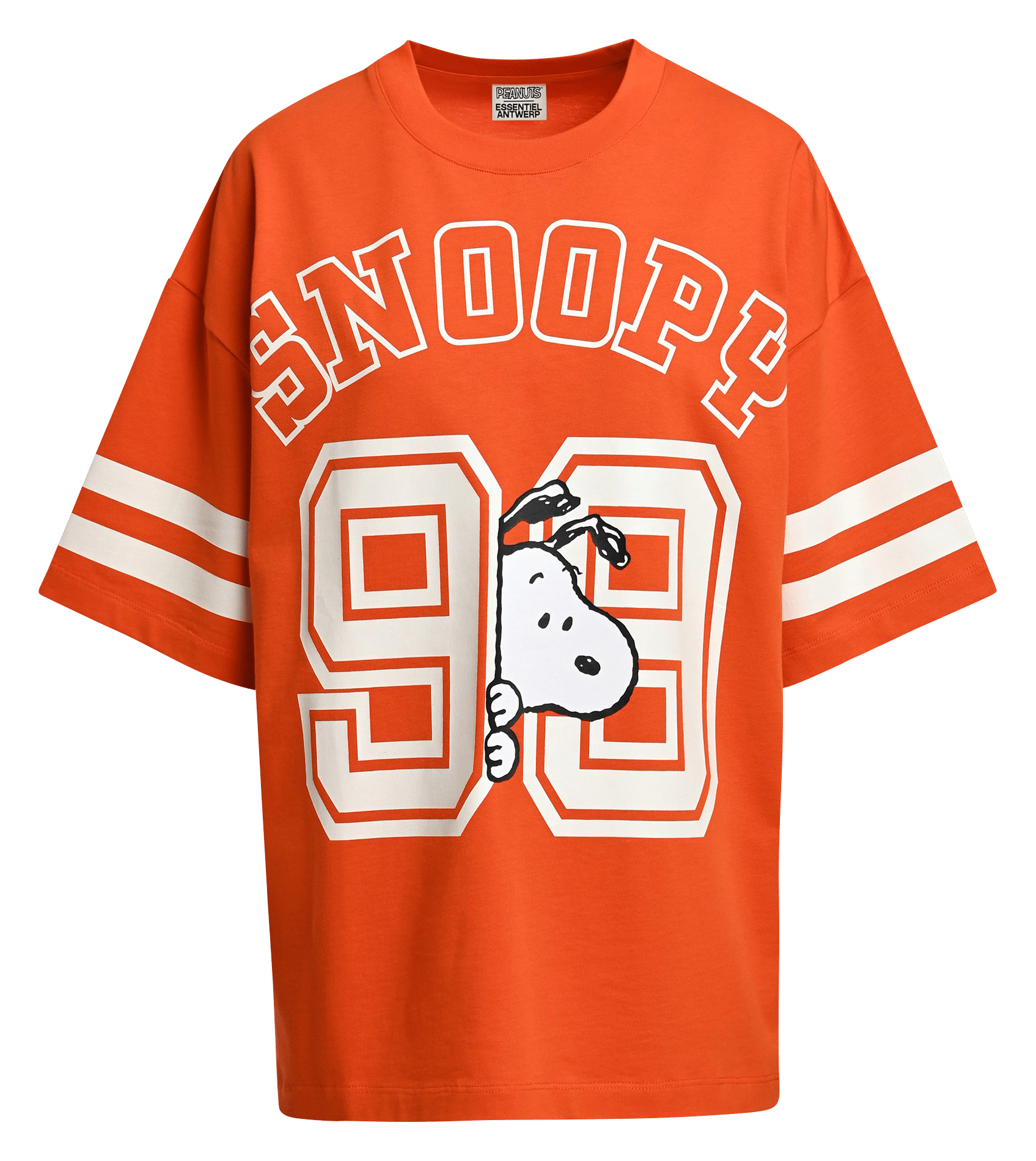 Camiliday round-neck sleeveless cotton top ESSENTIEL ANTWERP Orange