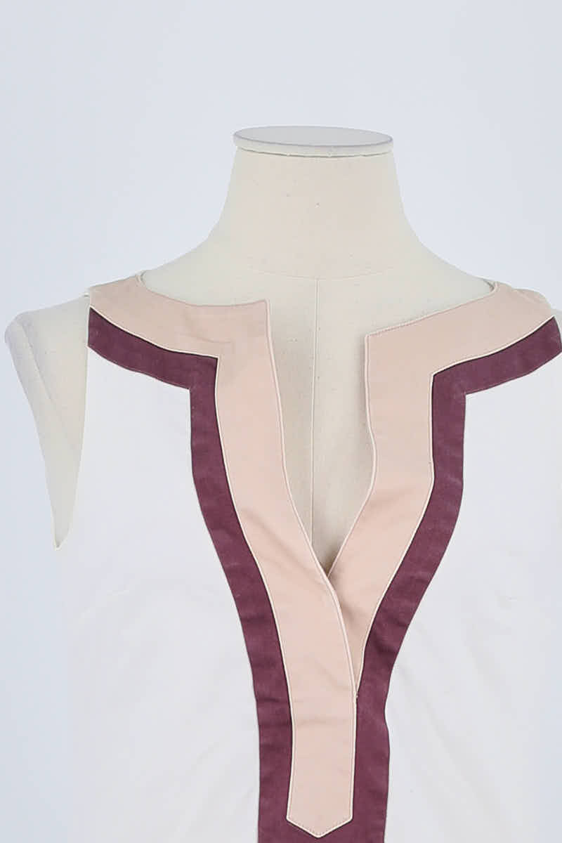 Robe TARA JARMON - Seconde Main Blanc