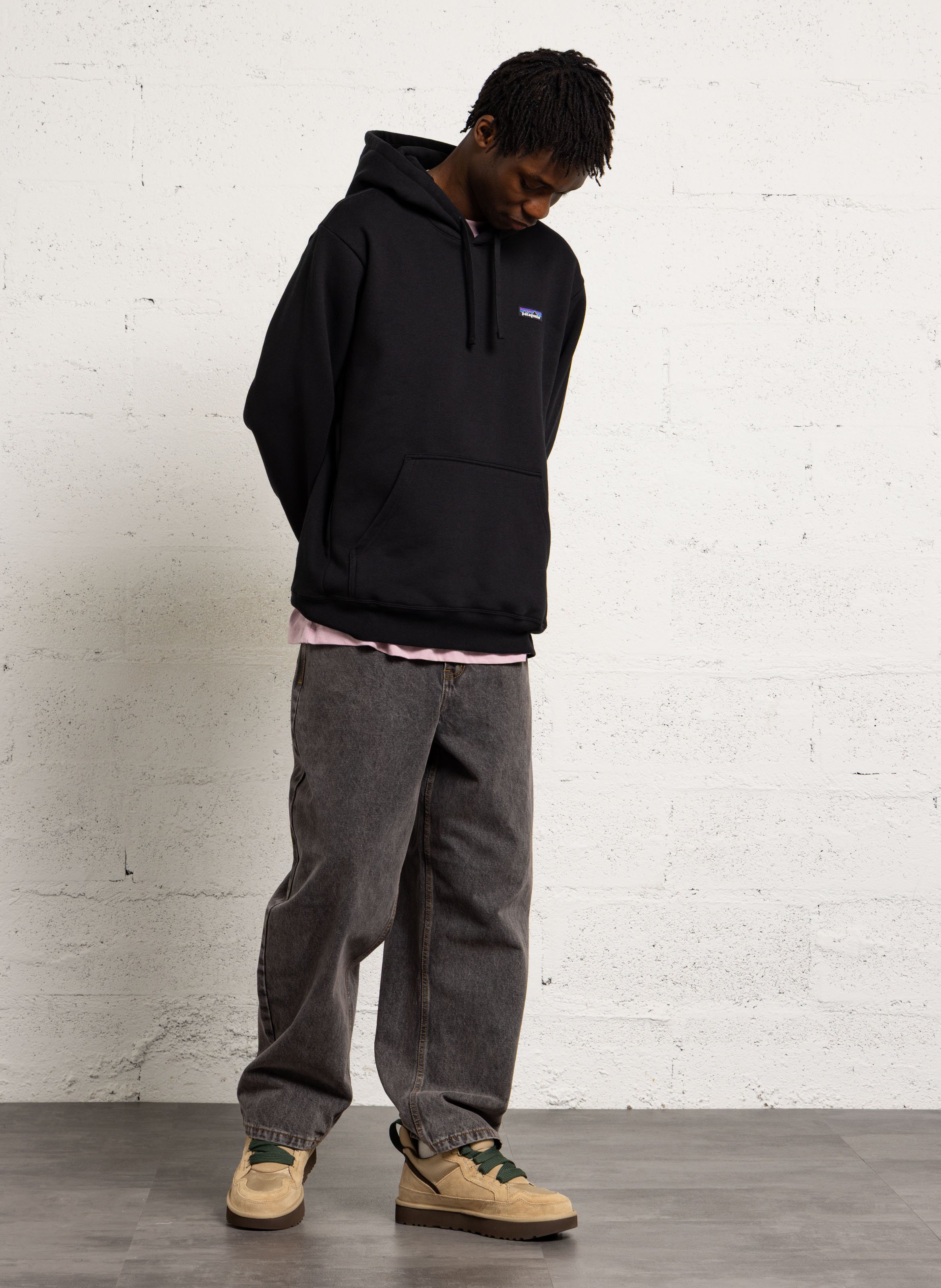 Baskets basses à lacets en cuir mélangé UGG Multicolore