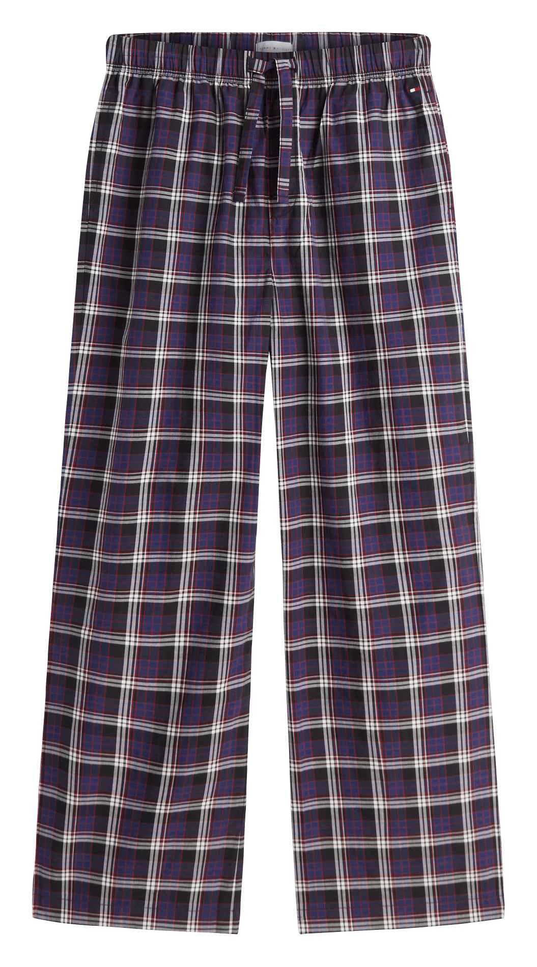 Pantalon élastique à carreaux TOMMY HILFIGER Rouge
