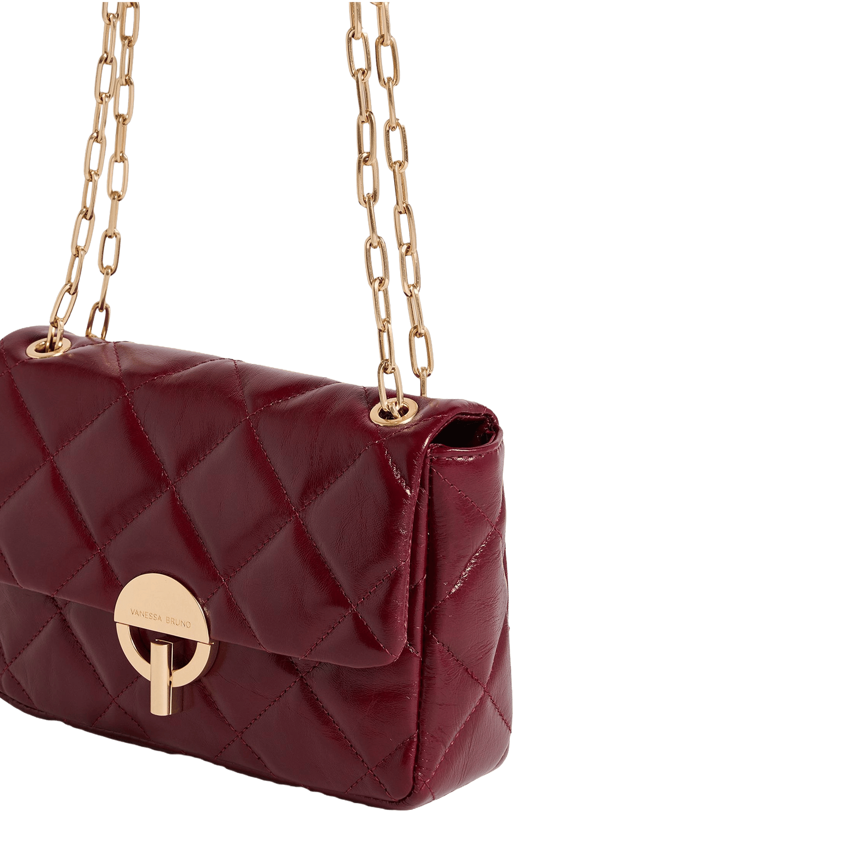 Sac bandoulière en cuir | Rouge VANESSA BRUNO Femme