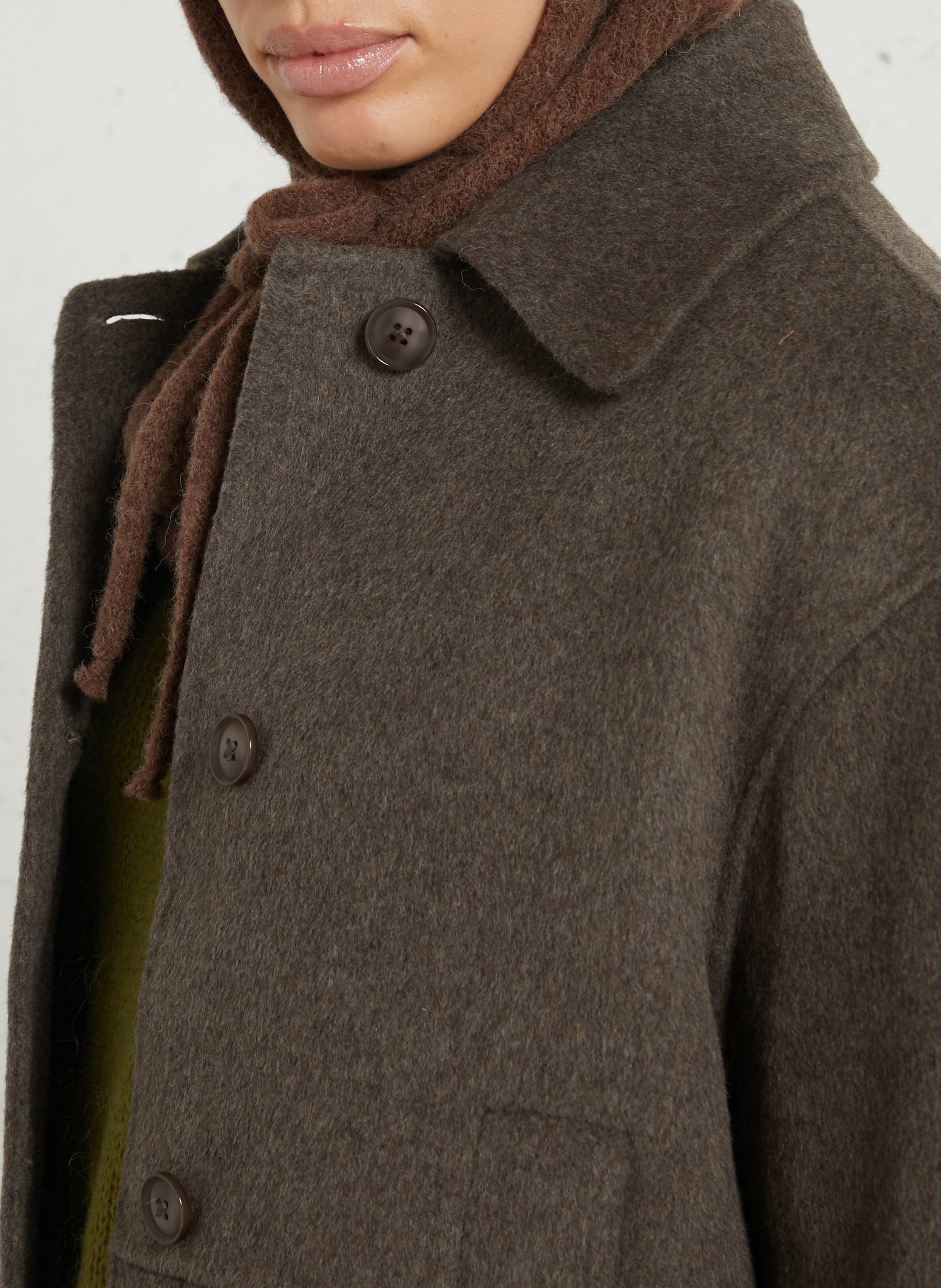 Jacke aus Wollmix JC SOPHIE Braun