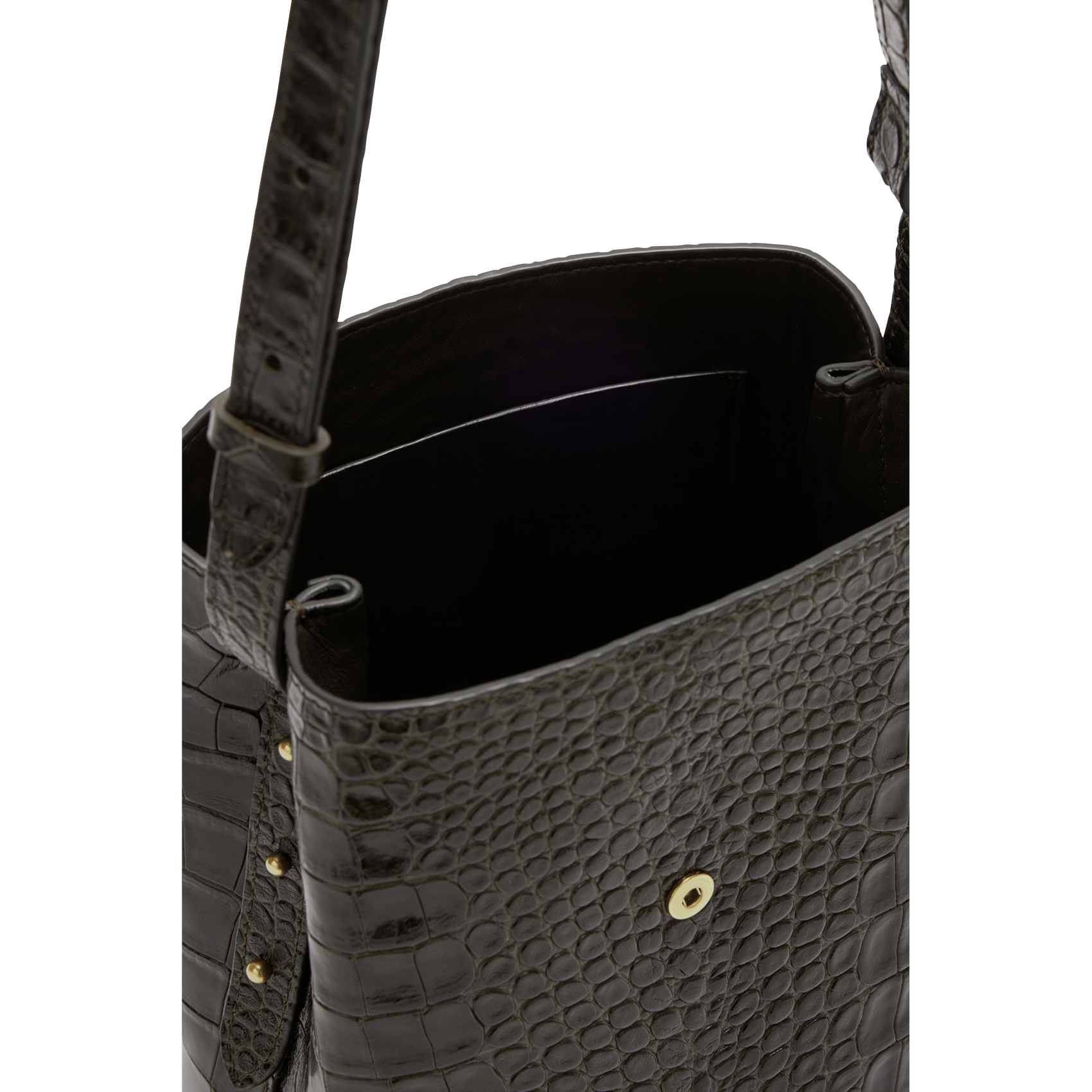 Leather shoulder bag SOEUR Green