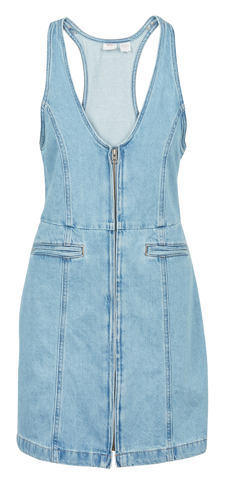 Short cotton denim dress LEVI&#039;S Raw denim