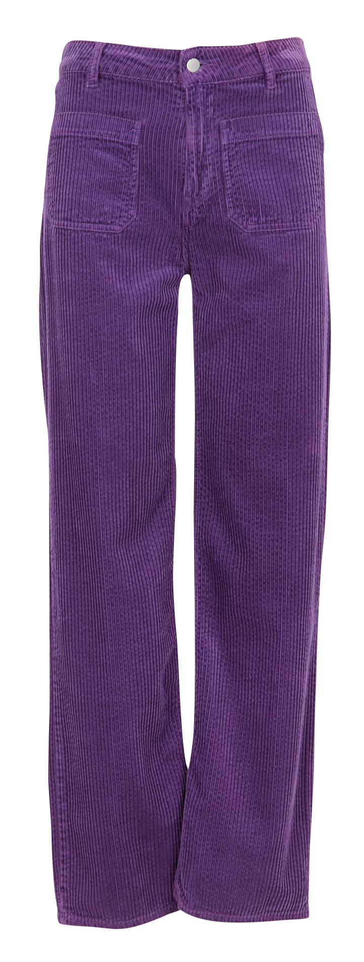 Lilac Purple Wide Leg Corduroy Trousers | Parallel – motelrocks.com