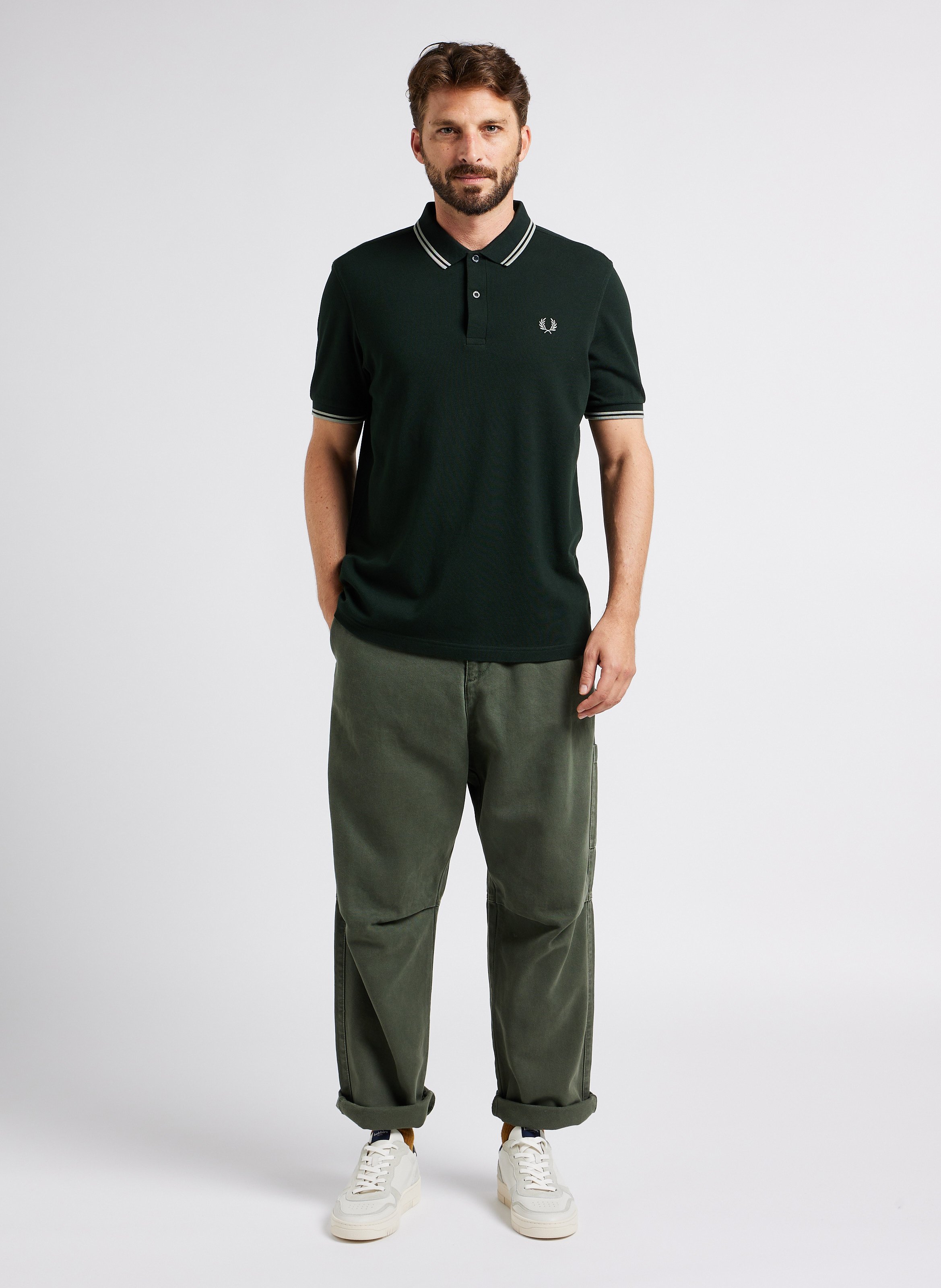 Polo fred perry online vert