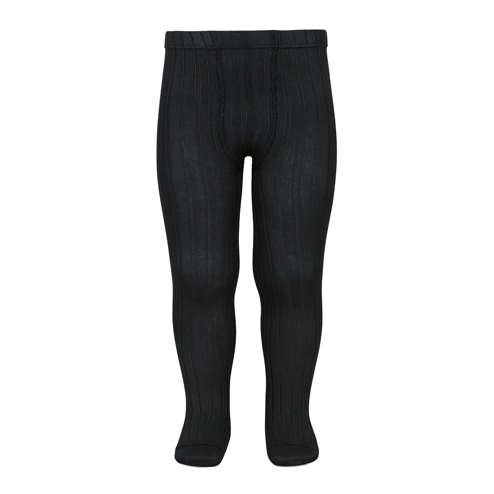 Ribbed cotton-blend pantyhose CONDOR