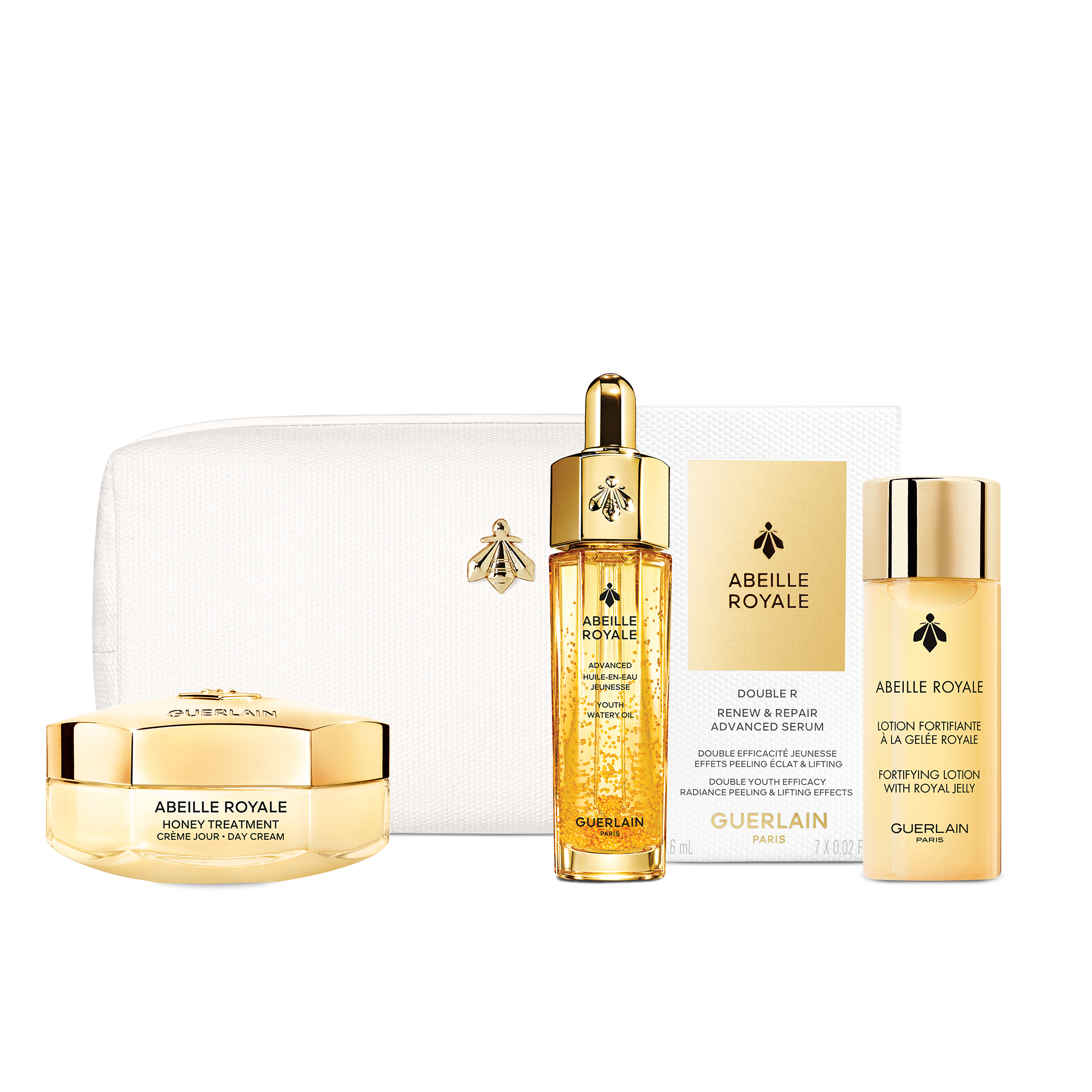 COFFRET ABEILLE ROYALE Le Programme Anti-Âge Honey Treatment Crème Jour GUERLAIN No color