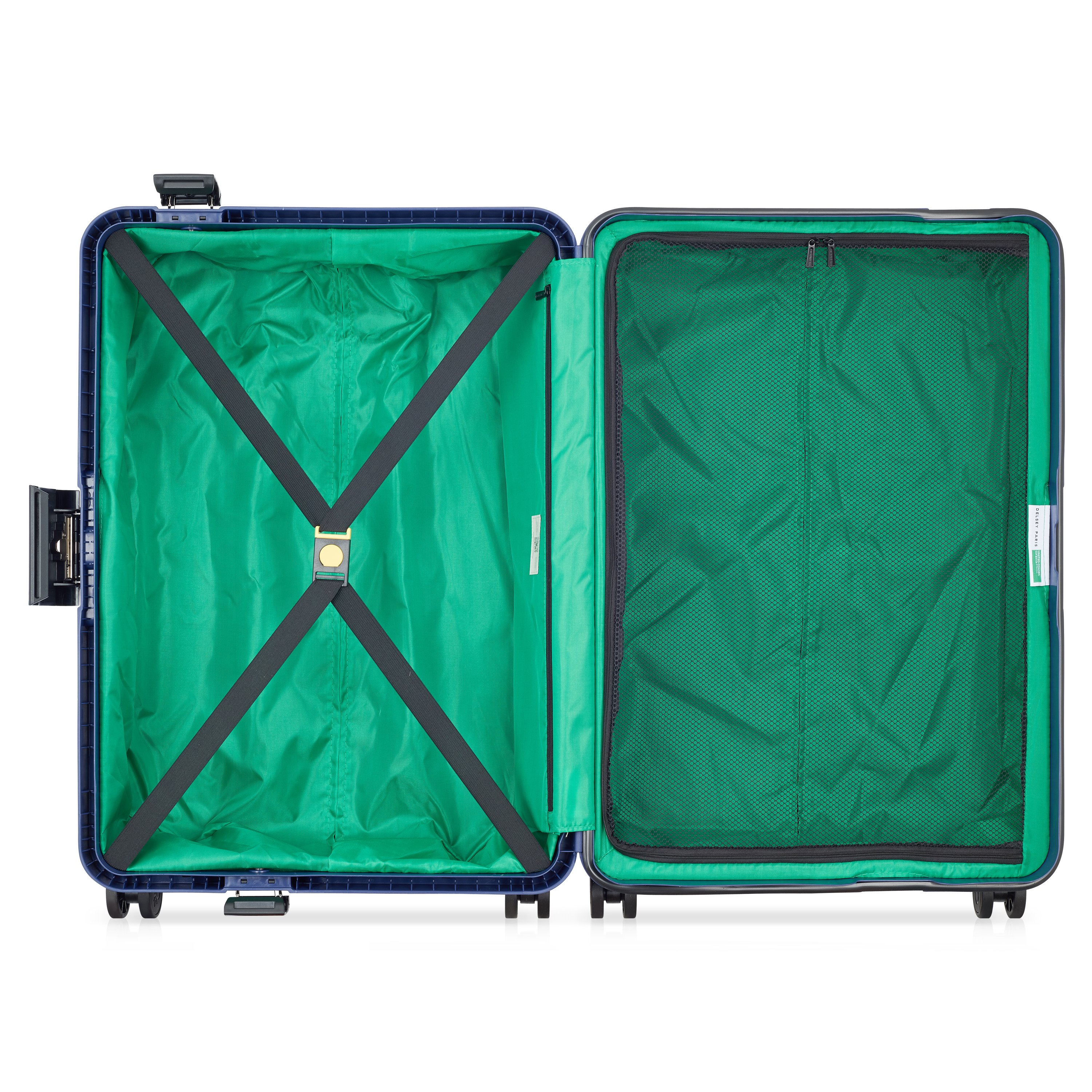 Rigid hold suitcase Blue