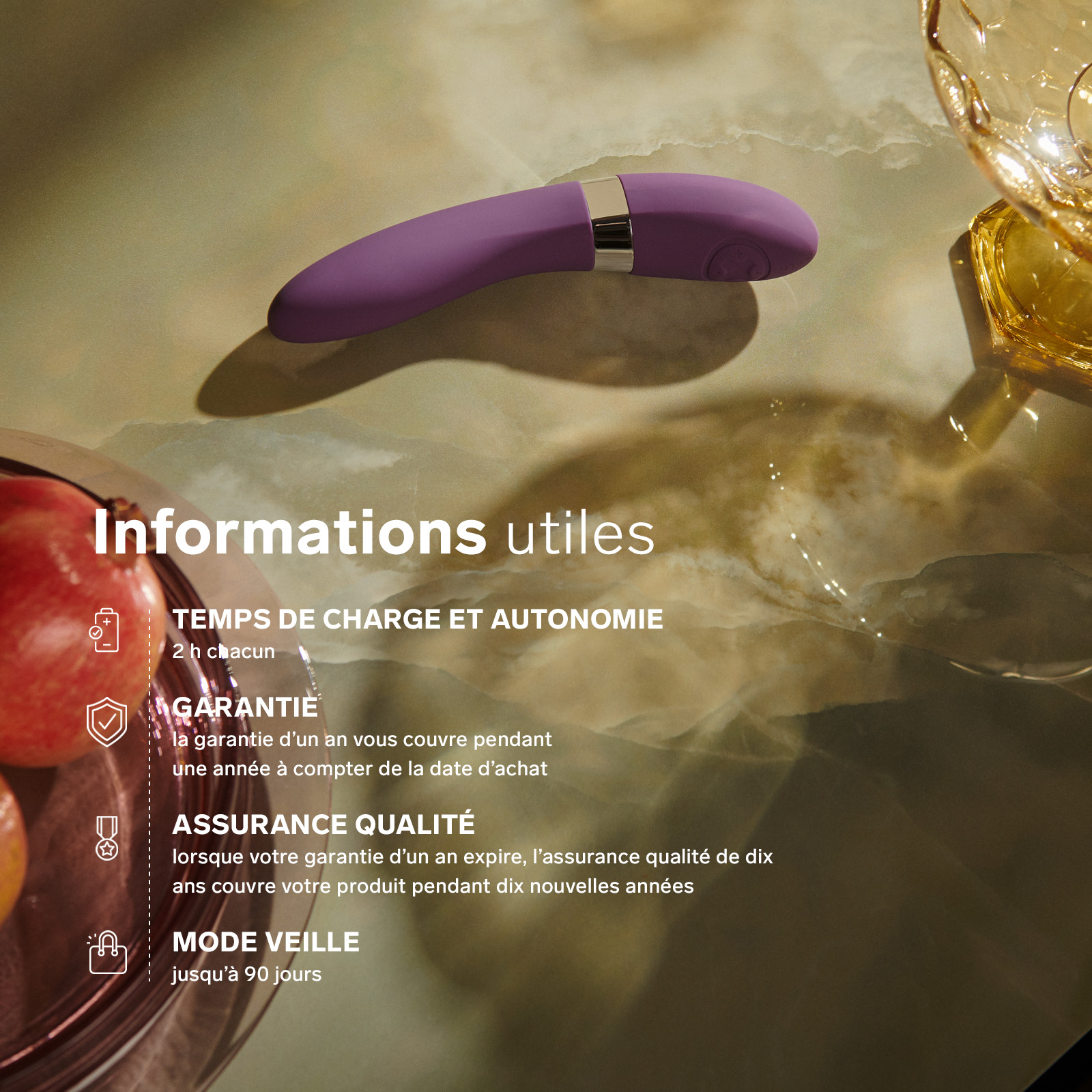 Vibromasseur femme point g LELO Noir