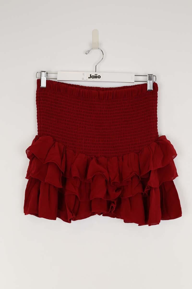 Silk mini-skirt ISABEL MARANT - Seconde Main Red