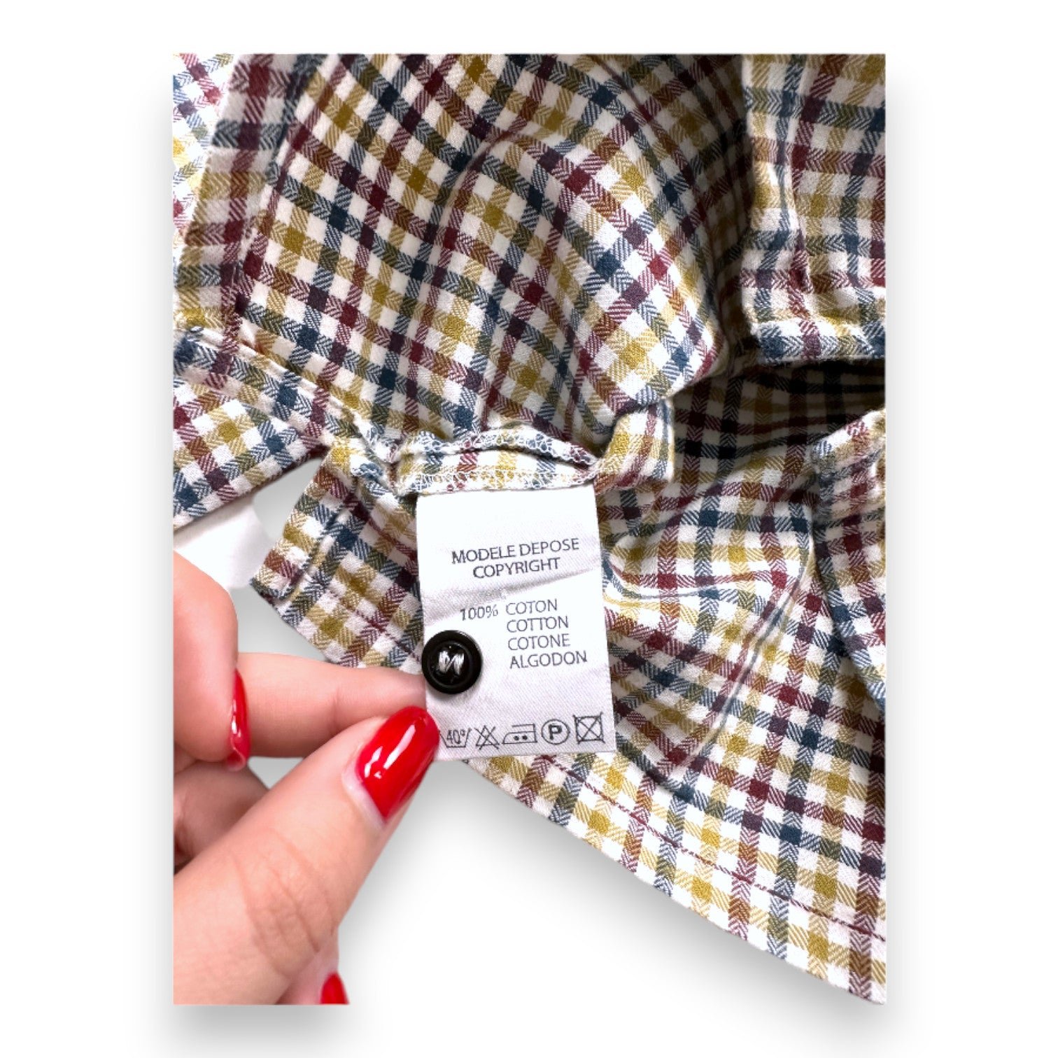 Blue baby blouse - 6 months BONTON - Seconde Main Blue