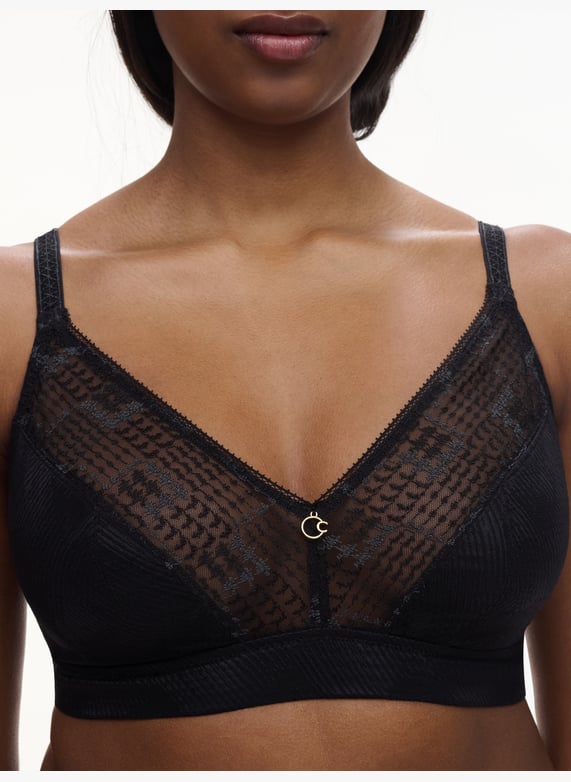 Non-wired support bra | Black by CHANTELLE Non-wired support bra Black