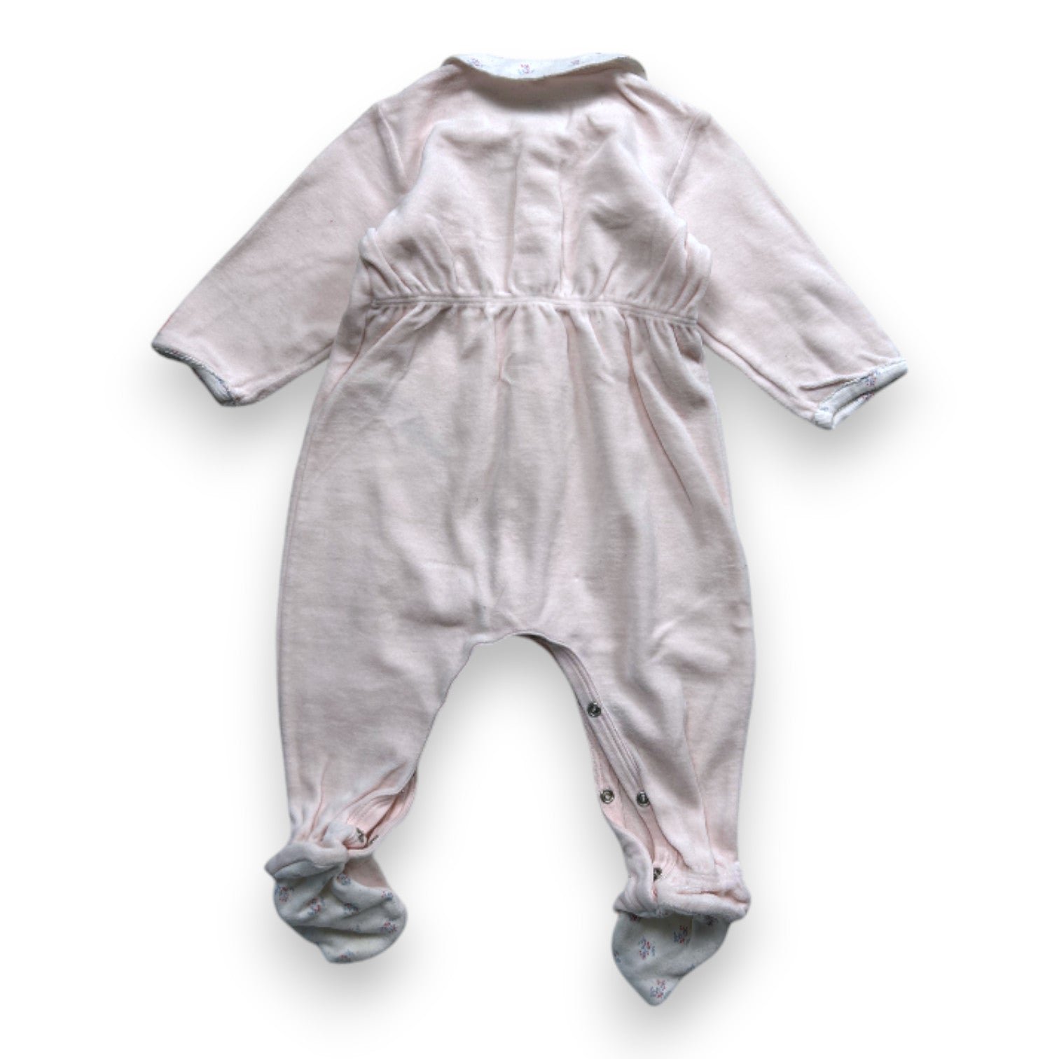 Pink baby pajamas - 12 months PETIT BATEAU - Seconde Main Pink