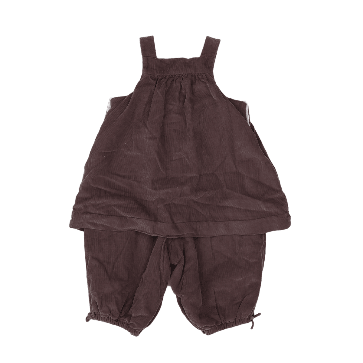 Brown baby overalls - 6 months JACADI - Seconde Main Brown