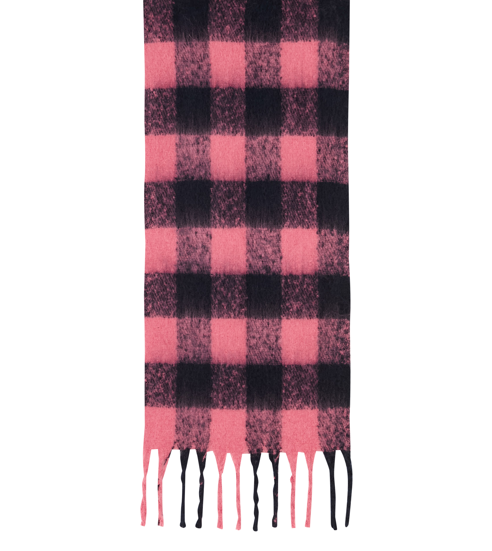 Echarpe à carreaux I CODE Rose