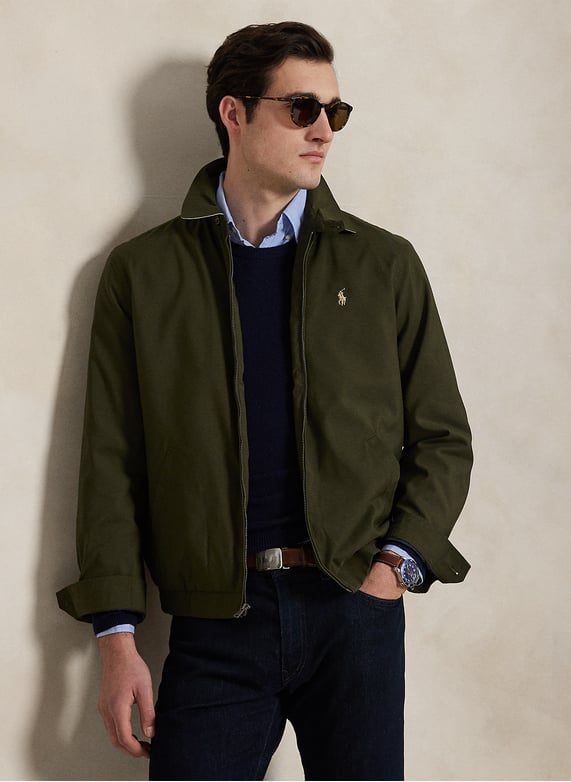 POLO by Ralph Lauren オリーブグリーンジャケットXL Jacket with classic collar Company olive Polo ralph lauren