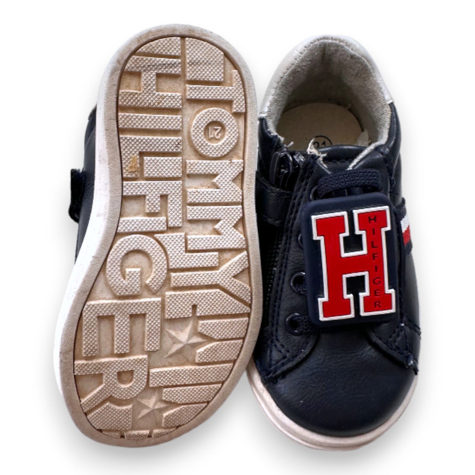 Baby blue sneakers - size 21 TOMMY HILFIGER - SECONDE MAIN Blue
