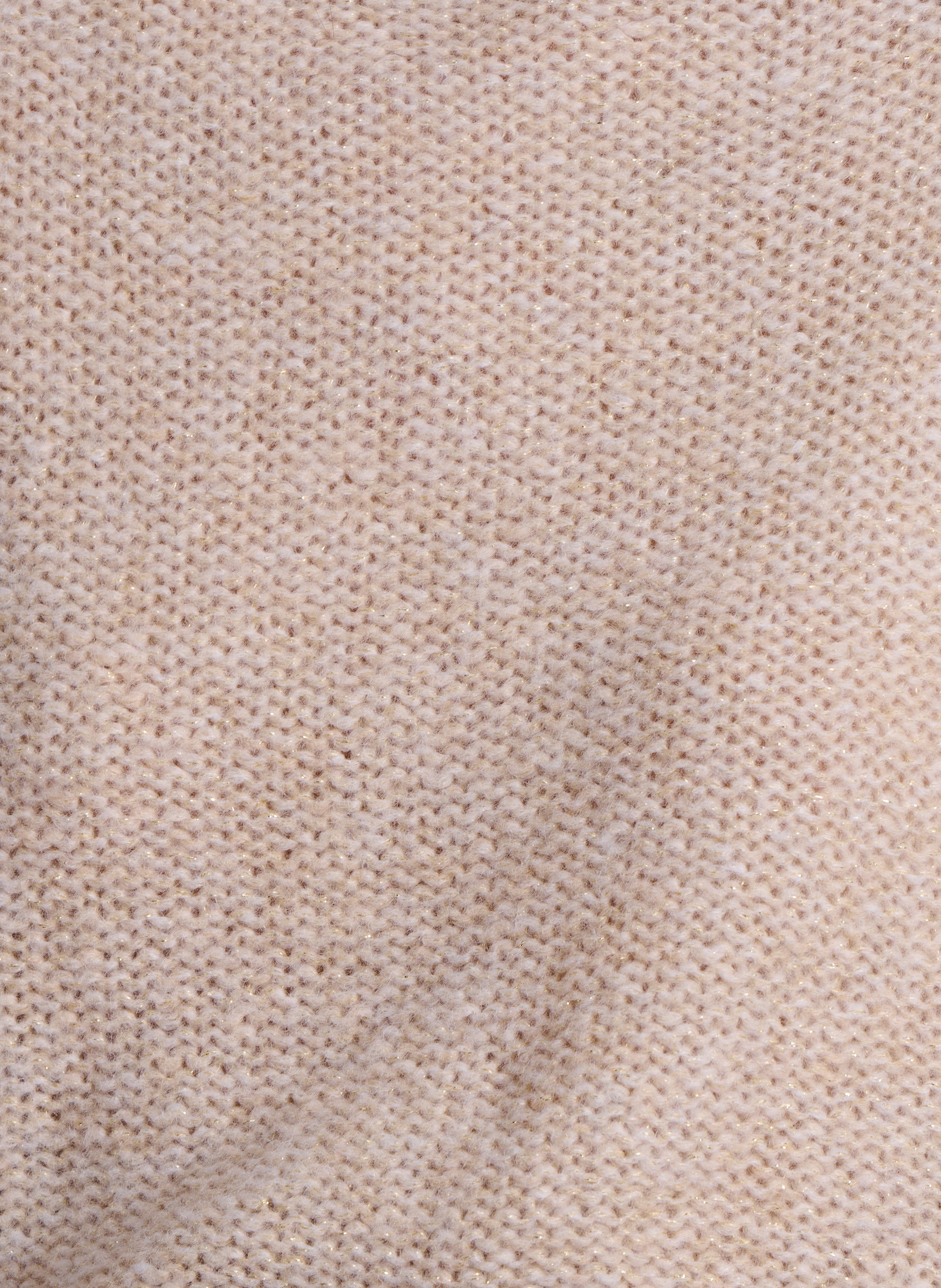 Longstrickjacke aus Wollmix LA FEE MARABOUTEE Weiss