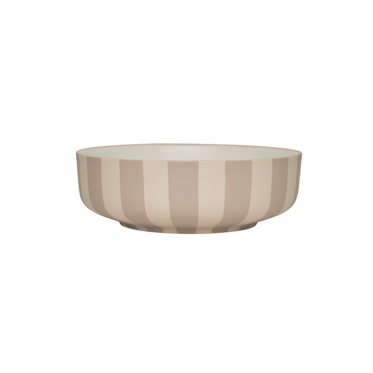 Stoneware bowl OYOY LIVING DESIGN Beige