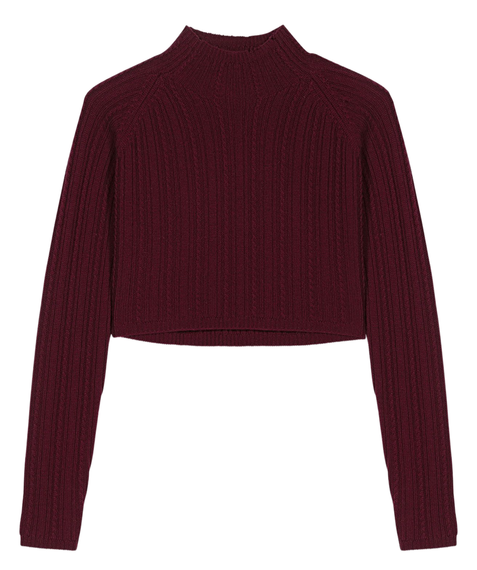 Robe courte col rond MAJE Rouge