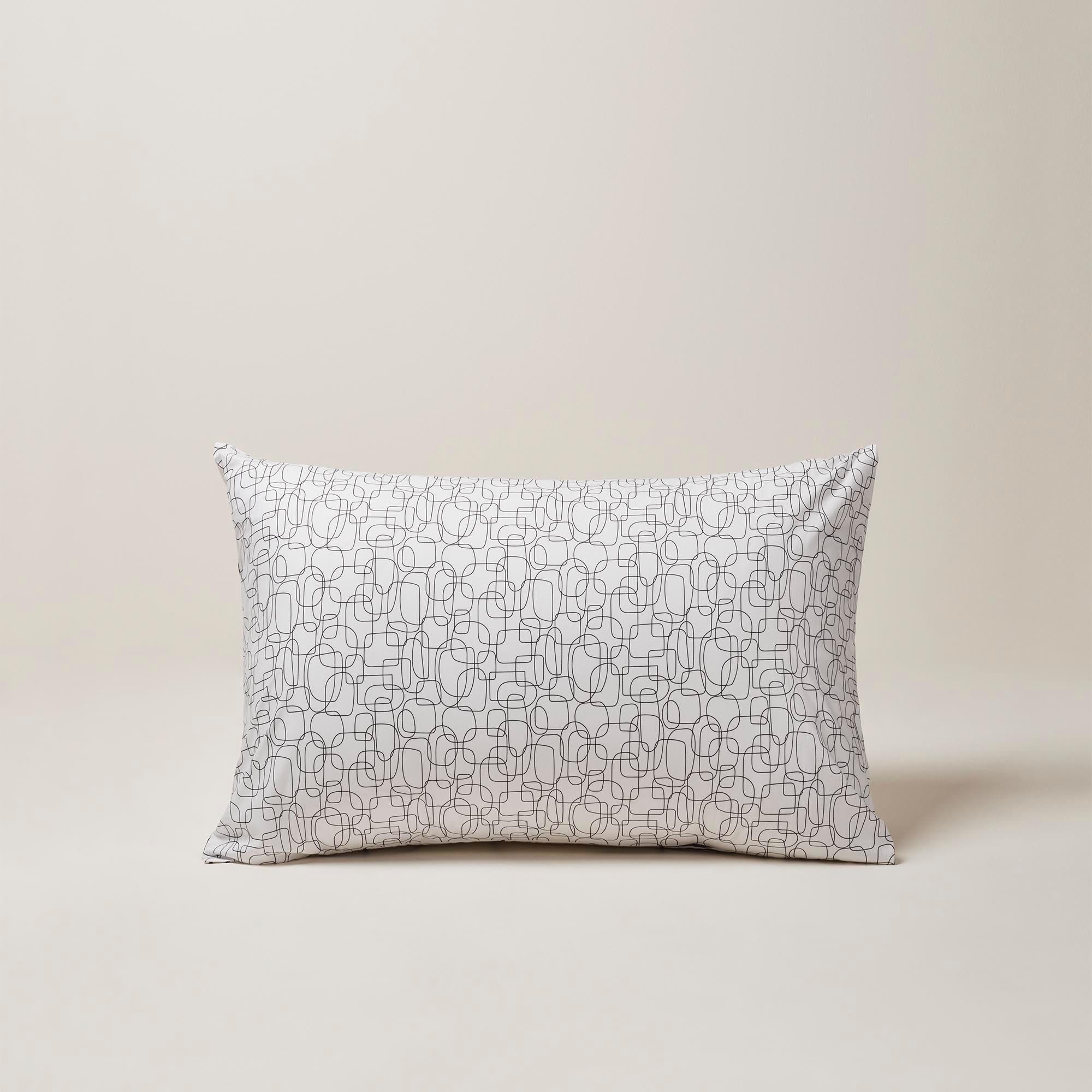 Lot de 2 taies d'oreiller Blanc