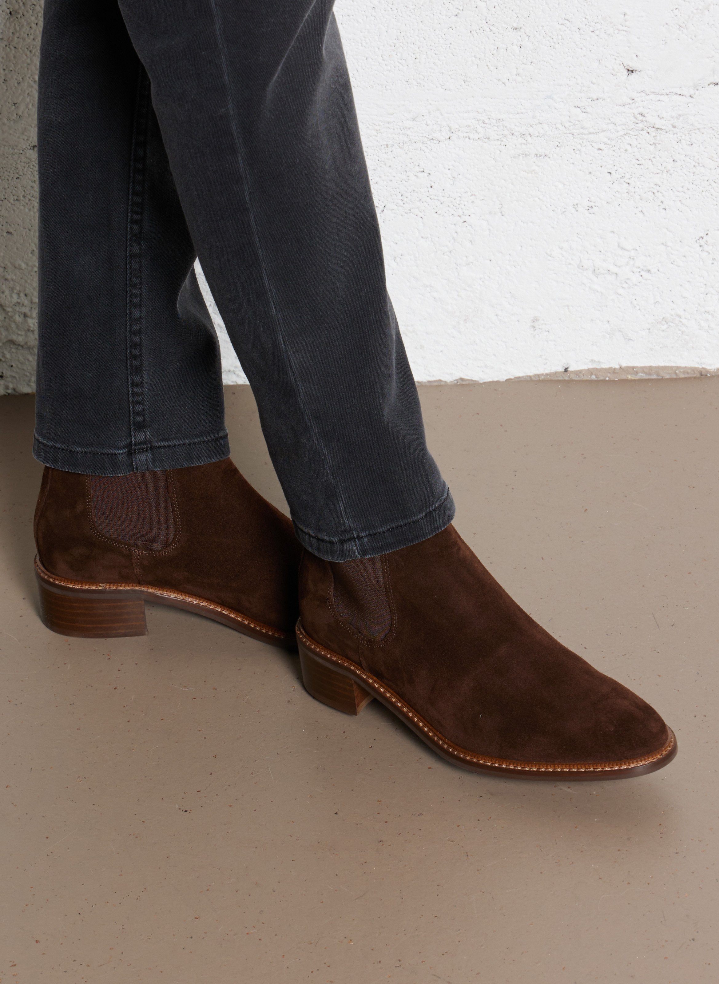 Albert leather boots BOCAGE Brown