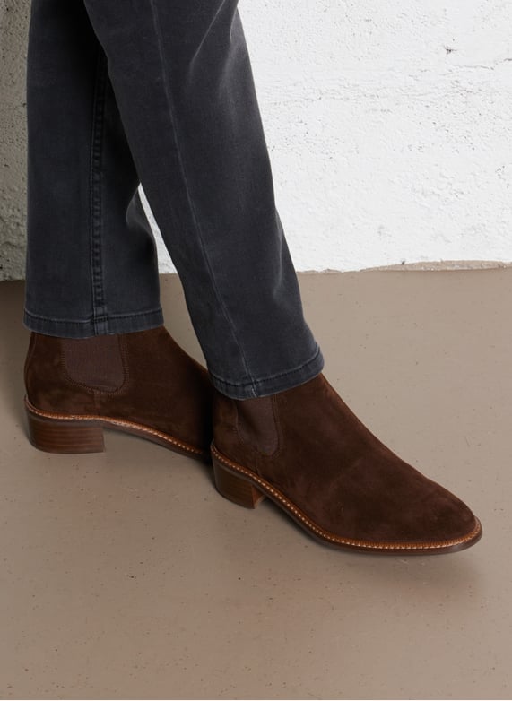 Boots en cuir | Marron by BOCAGE Boots en cuir Marron