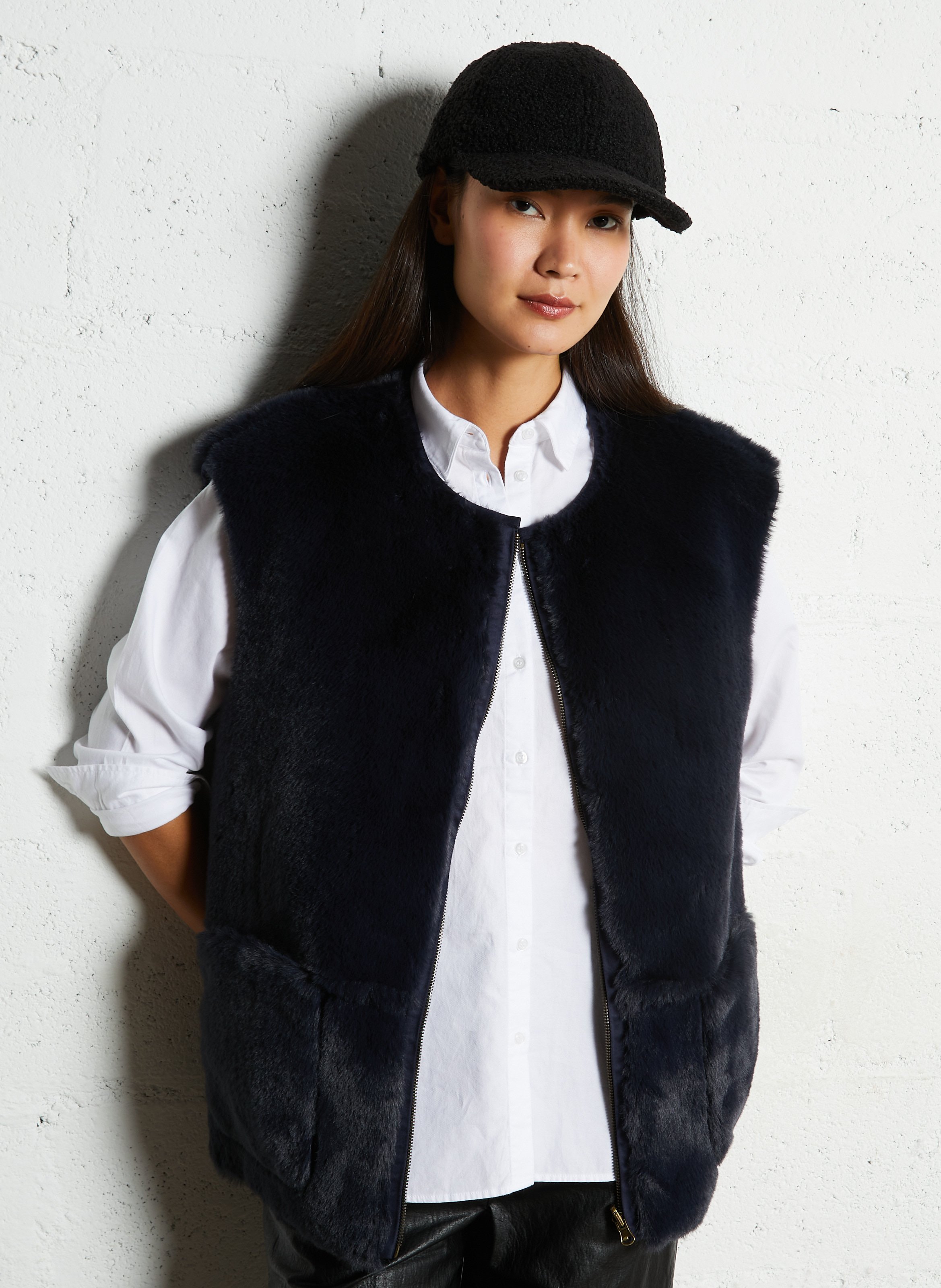 Sleeveless reversible jacket HOD PARIS Blue