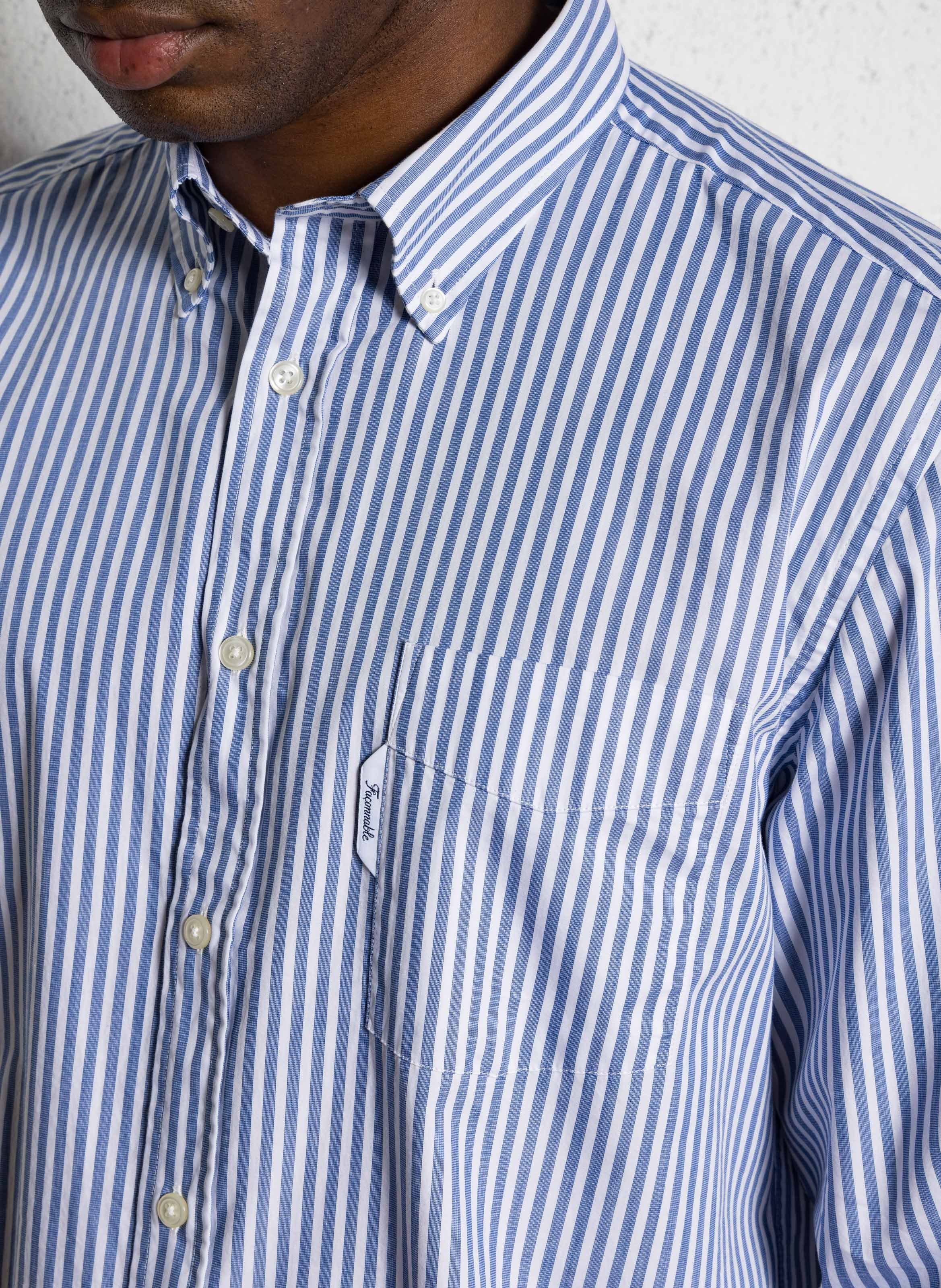 Effen overhemd Colonel FACONNABLE Blauw