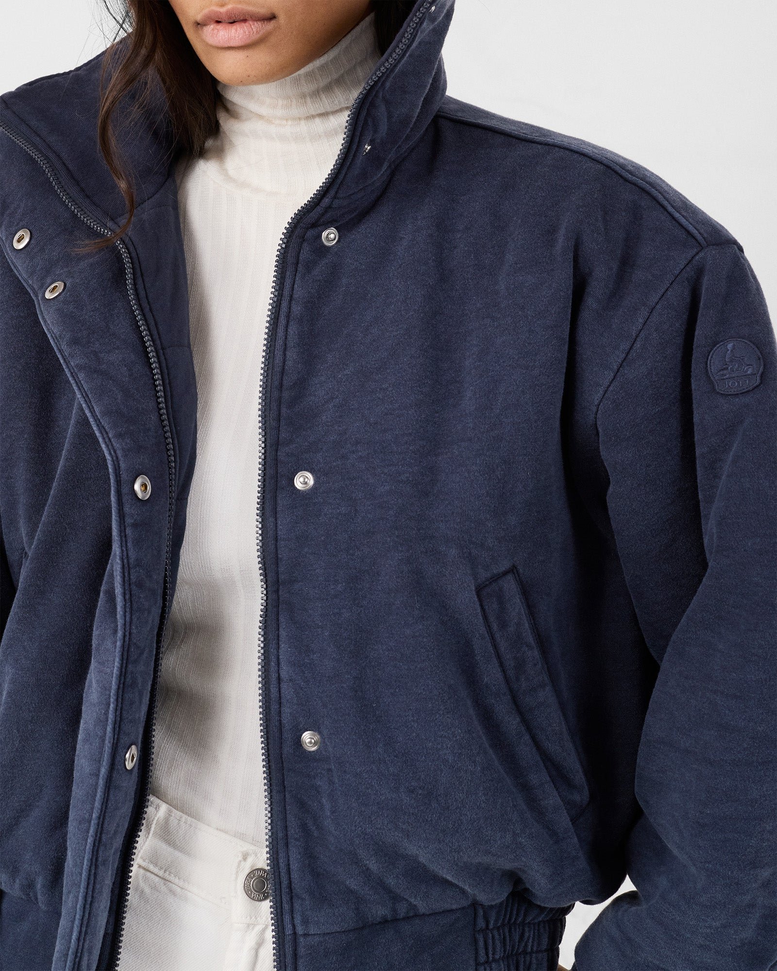 Dory jersey bomber jacket JOTT Blue