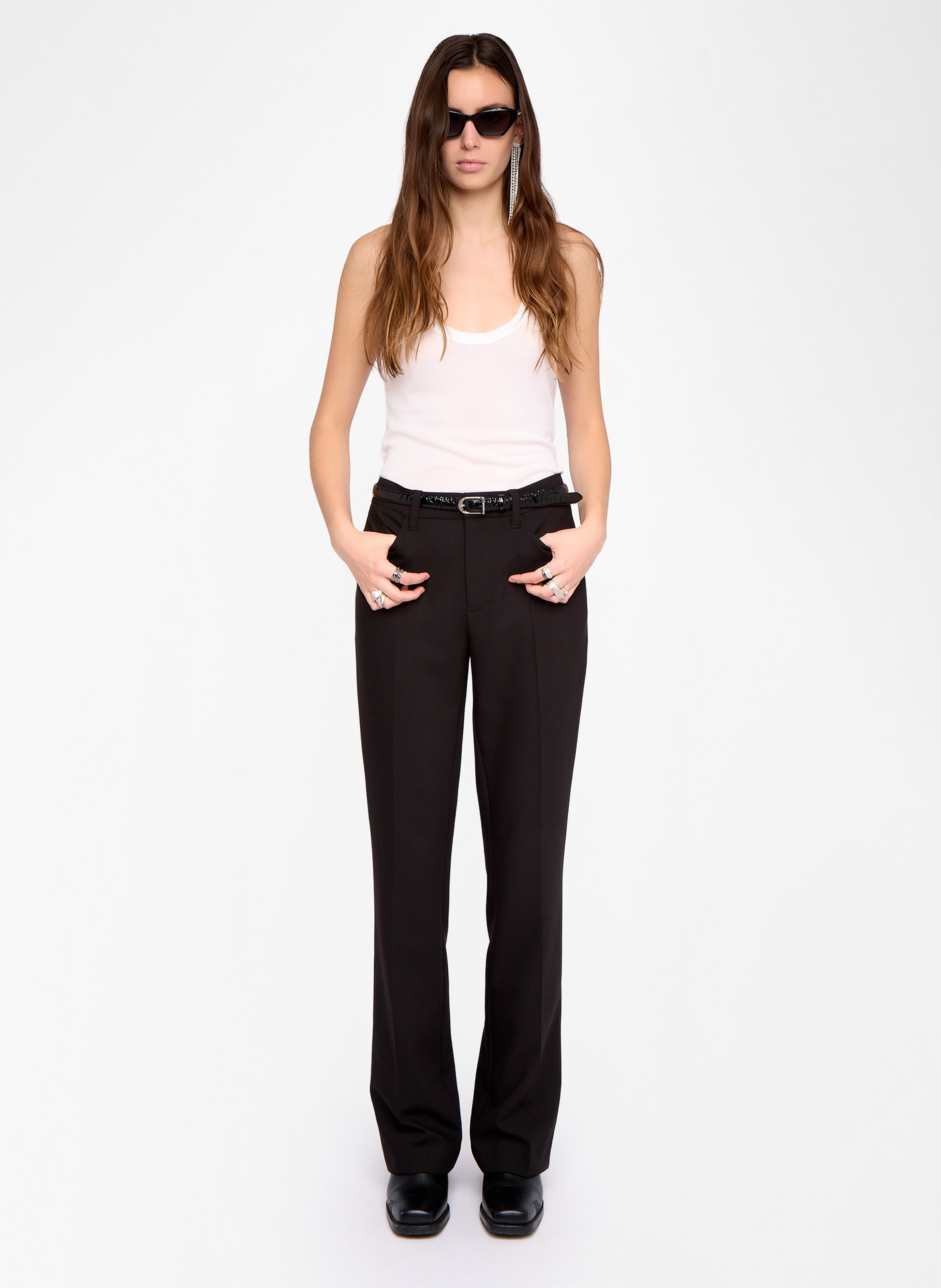 Straight suit pants ZADIG&VOLTAIRE Black