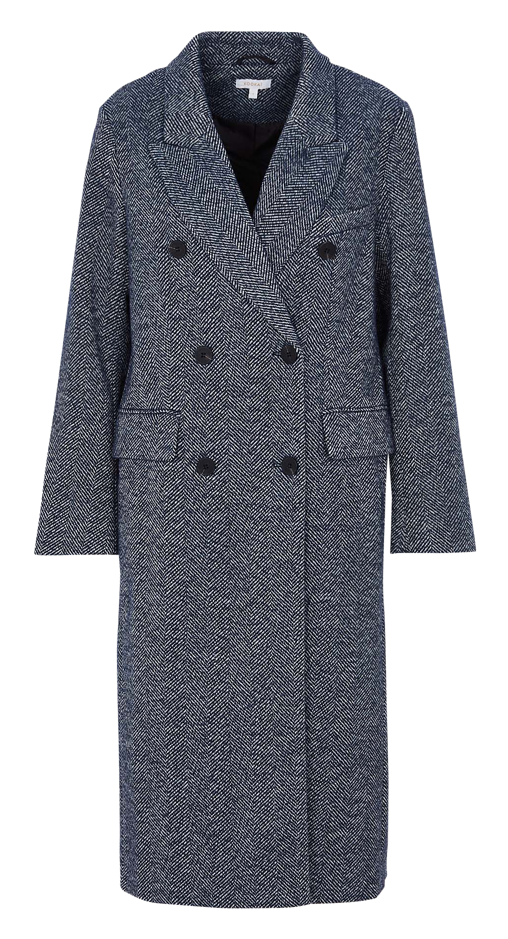 Abrigo con cuello sastre KOOKAI Azul