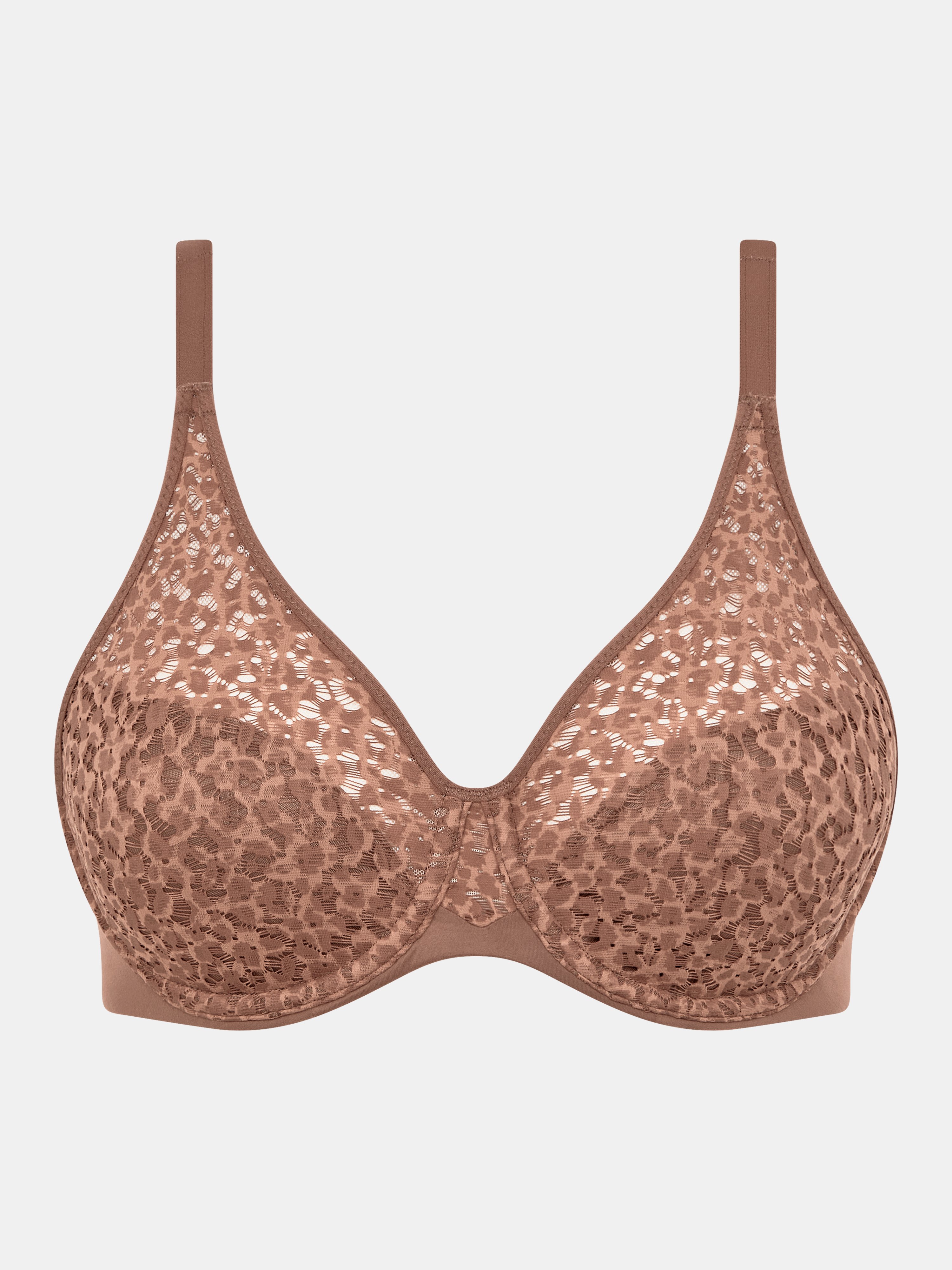 Moulded full-cup bra Brown