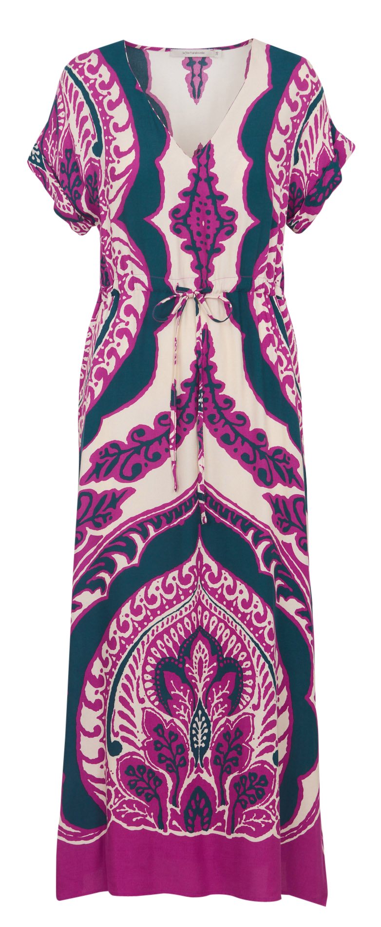 Halflange jurk met print LA FEE MARABOUTEE Violet