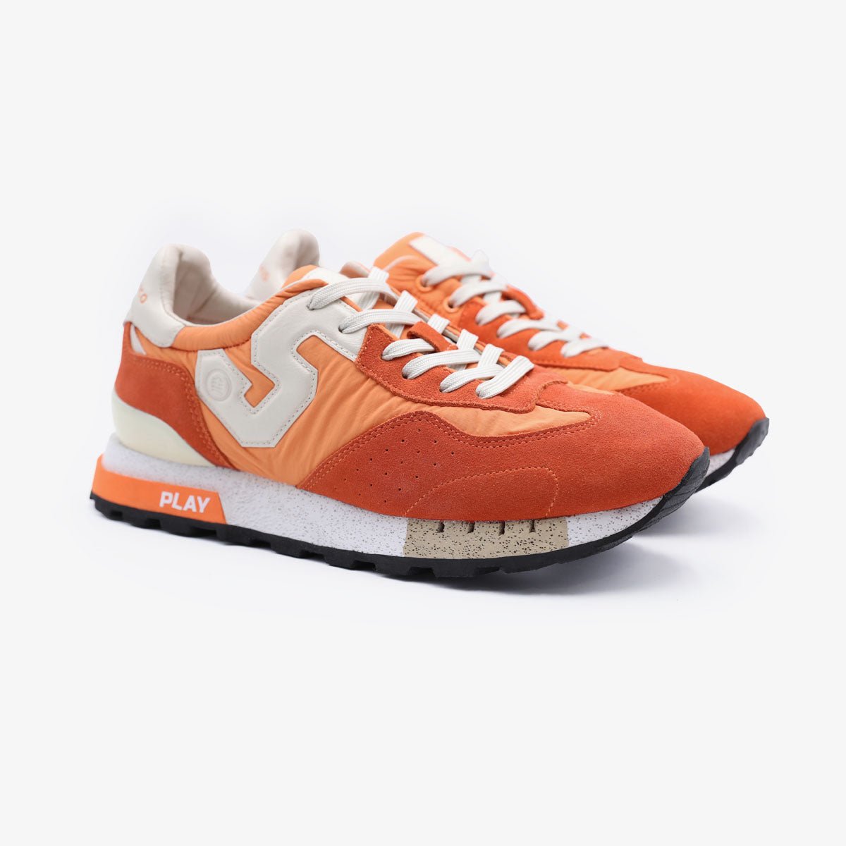 Two-tone sneakers SERGE BLANCO Orange