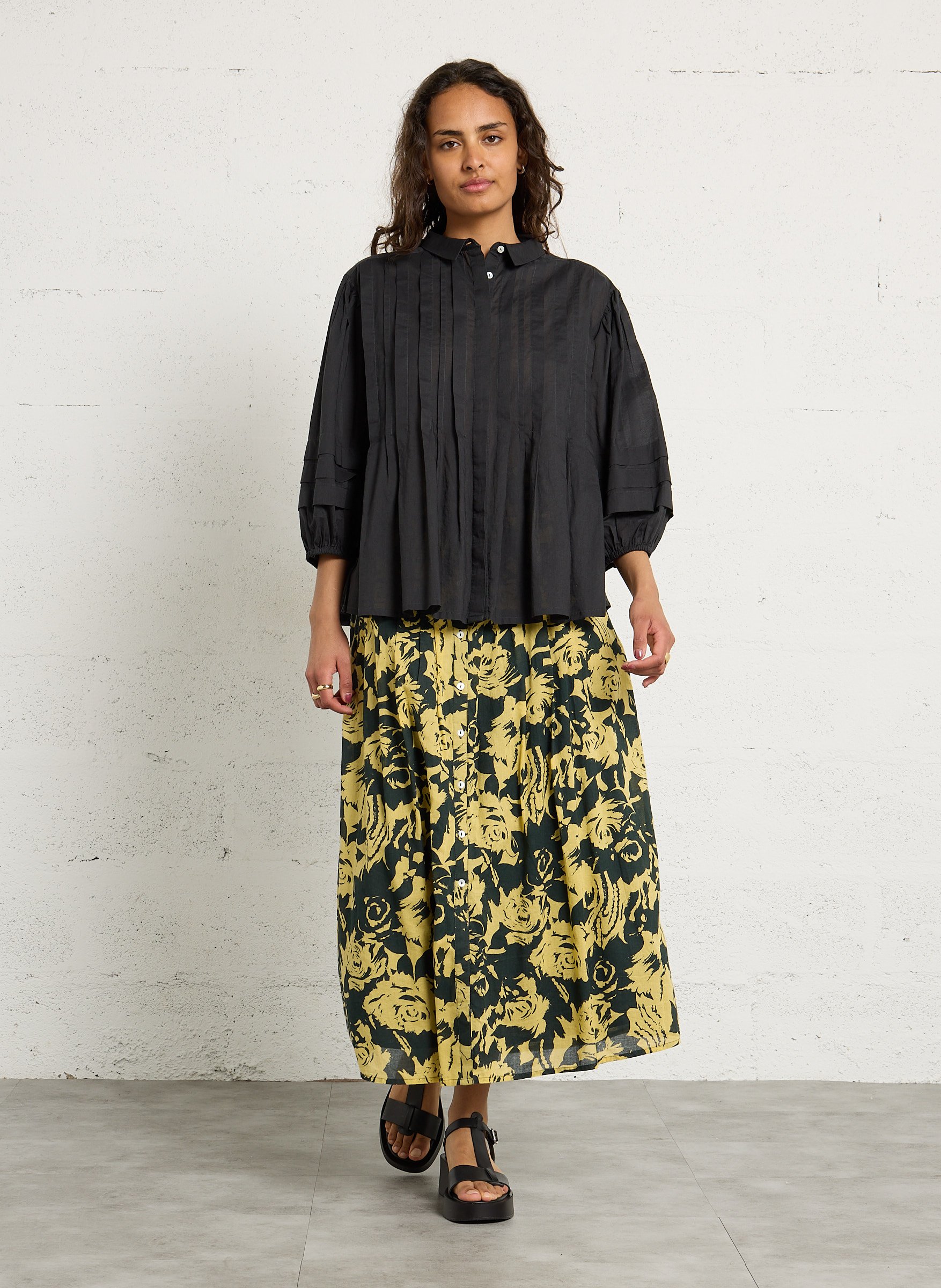 Espadrilles met sleehak JB MARTIN Zwart