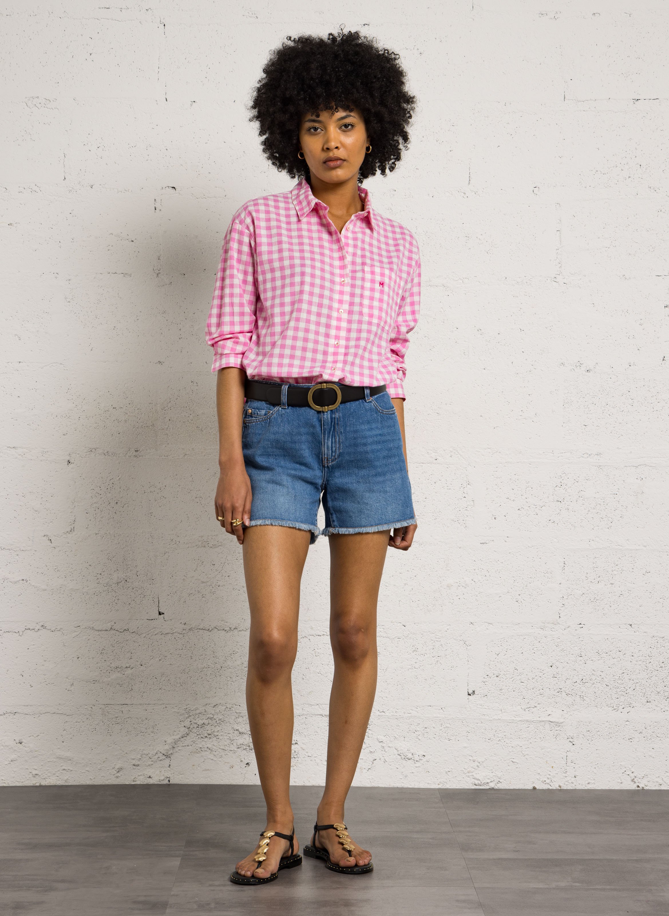 Blouse Barstow MAISON 123 Roze