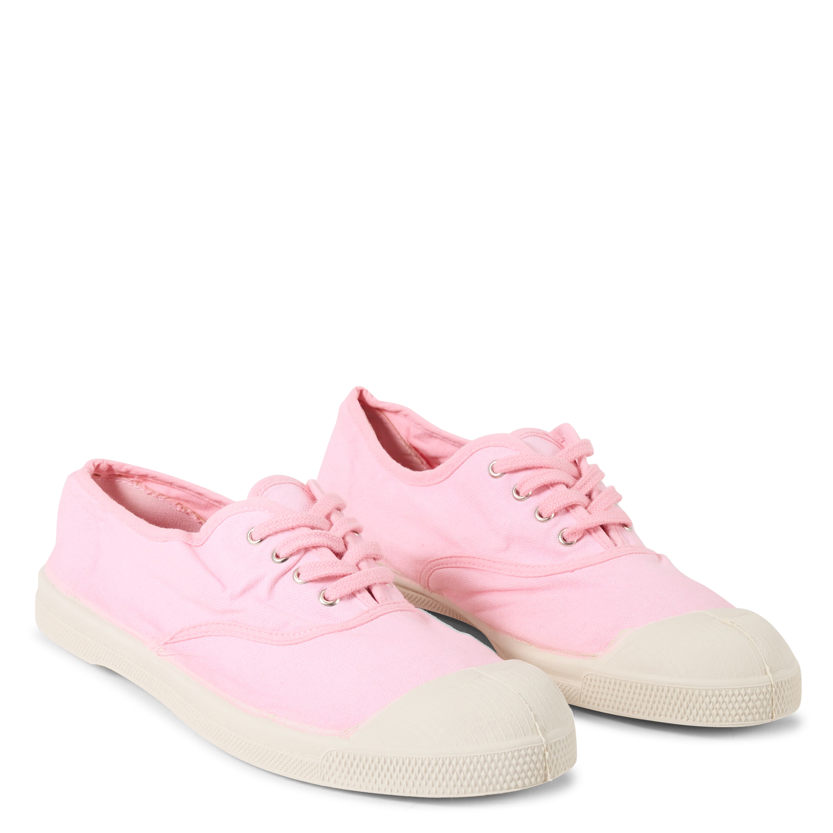 Lage, katoenen sneakers BENSIMON Roze