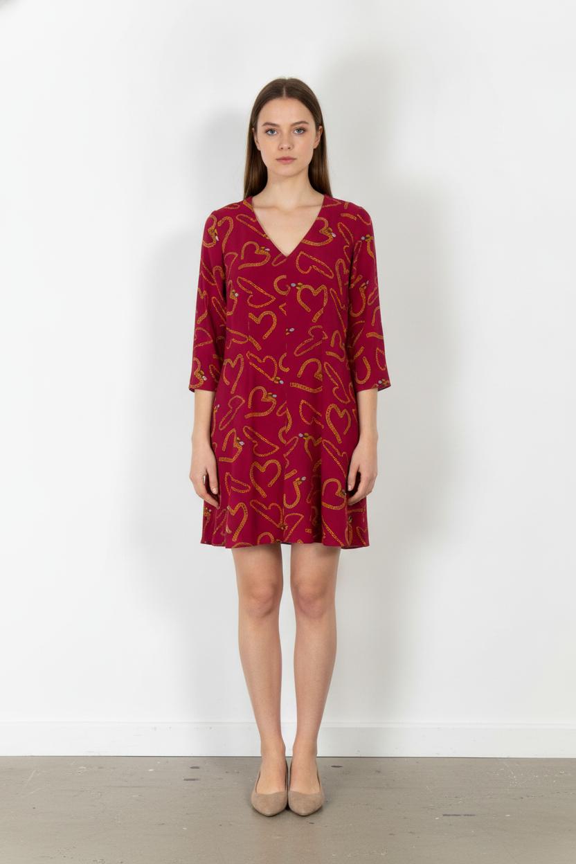 Robe courte & midi TARA JARMON - Seconde Main Rouge