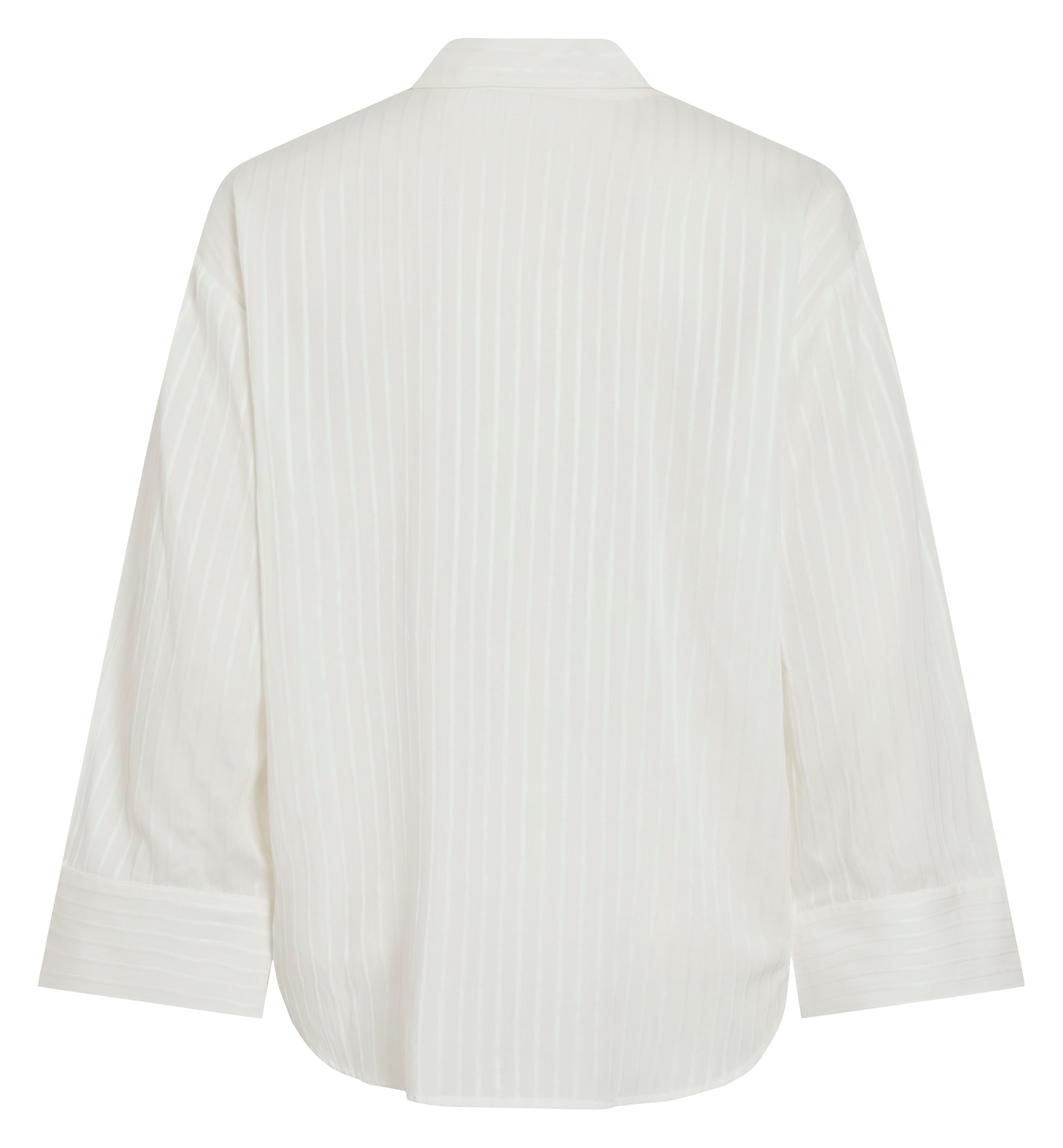 Oversize Hemd mit klassischem Streifenmuster VILA Beige