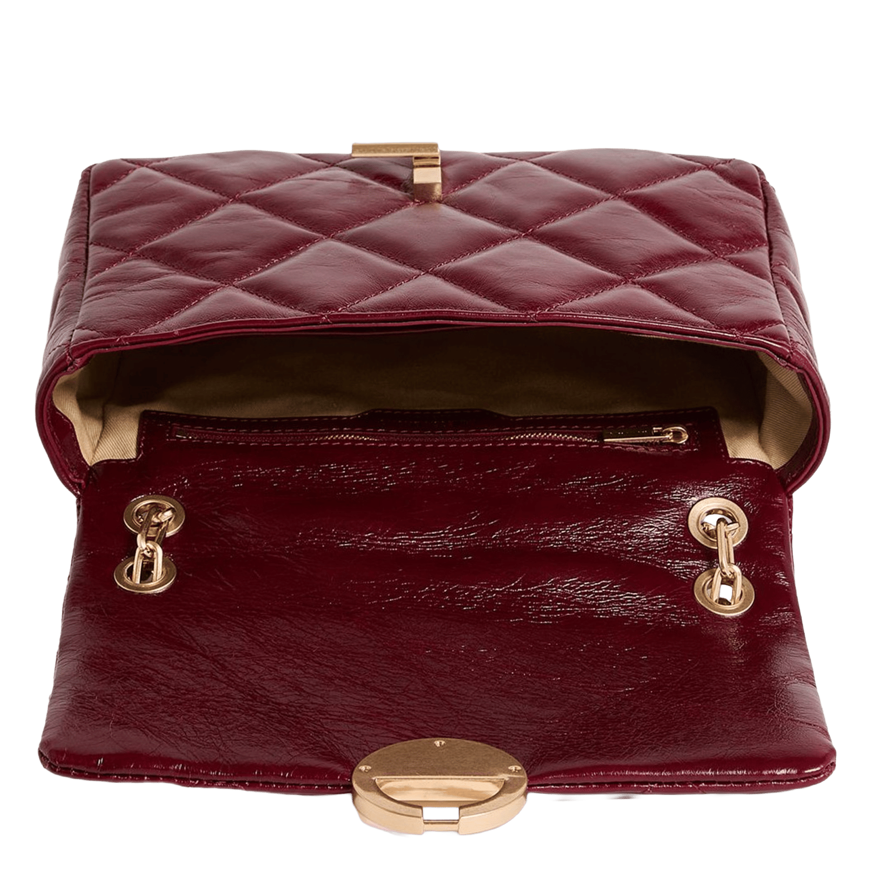 Sac bandoulière en cuir | Rouge VANESSA BRUNO Femme