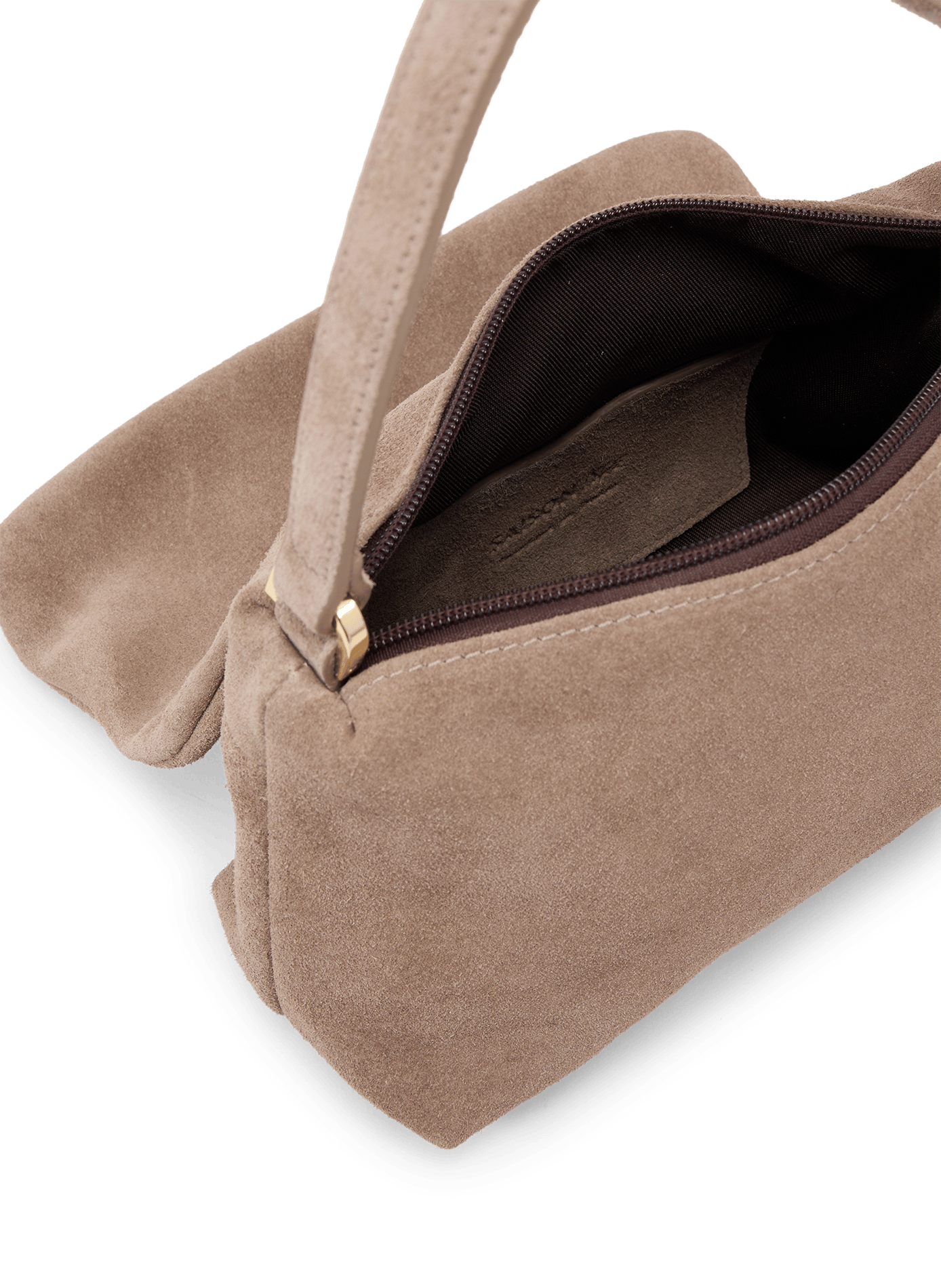 Iloise XS suede leather handbag SAISON 1865 Grey