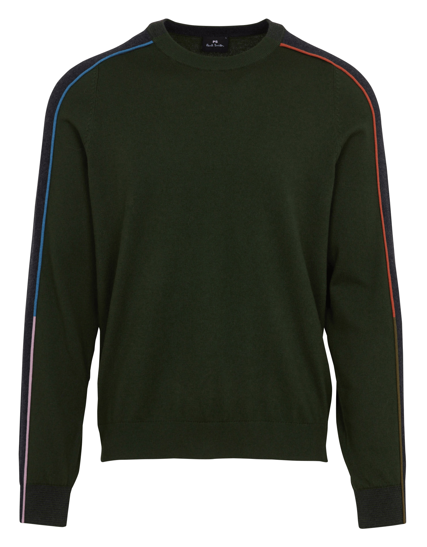 Feinstrickpullover mit Rundhalsausschnitt aus Baumwolle und Wolle PAUL SMITH