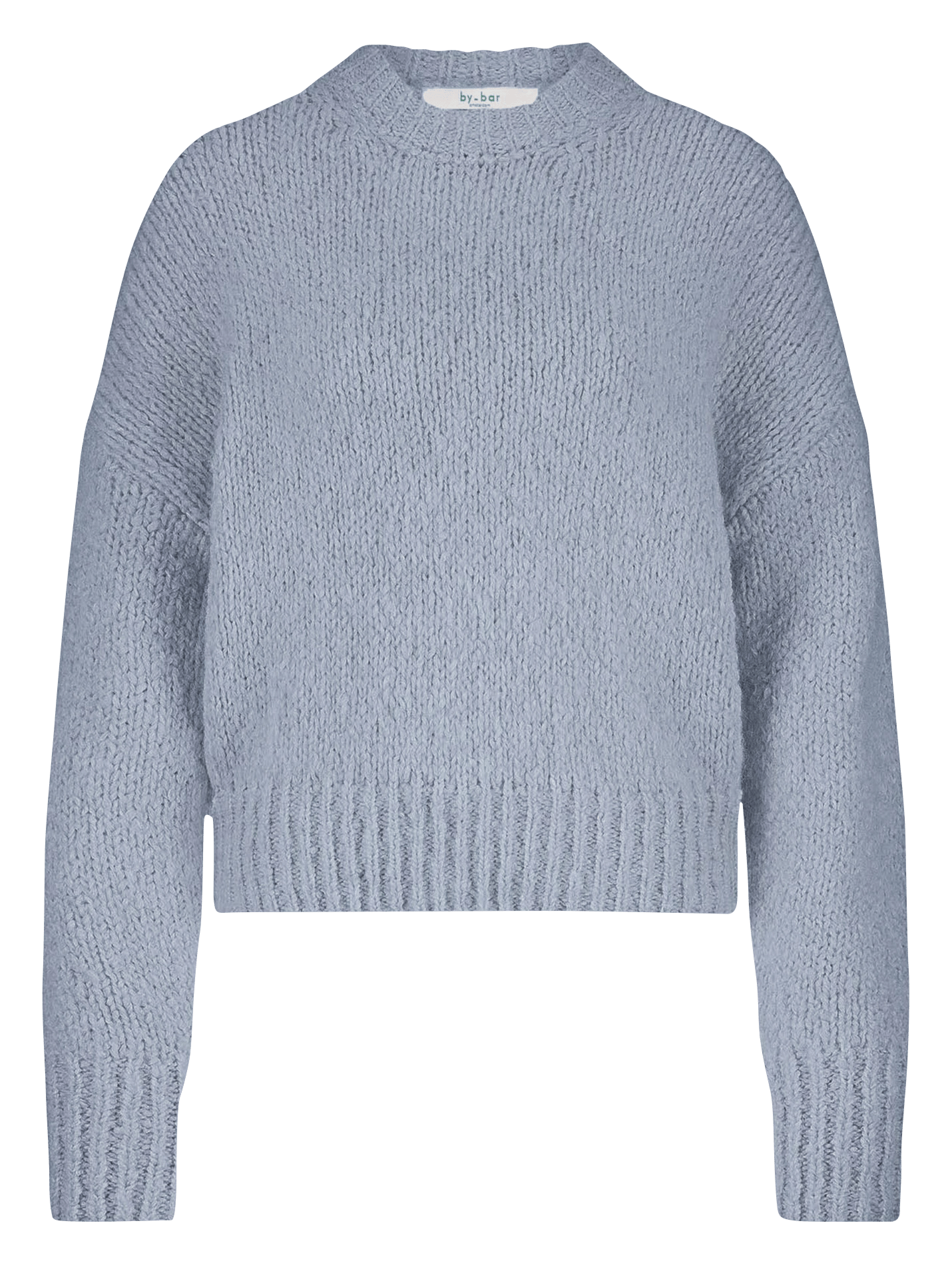 Pull oversize en maille BY BAR Bleu