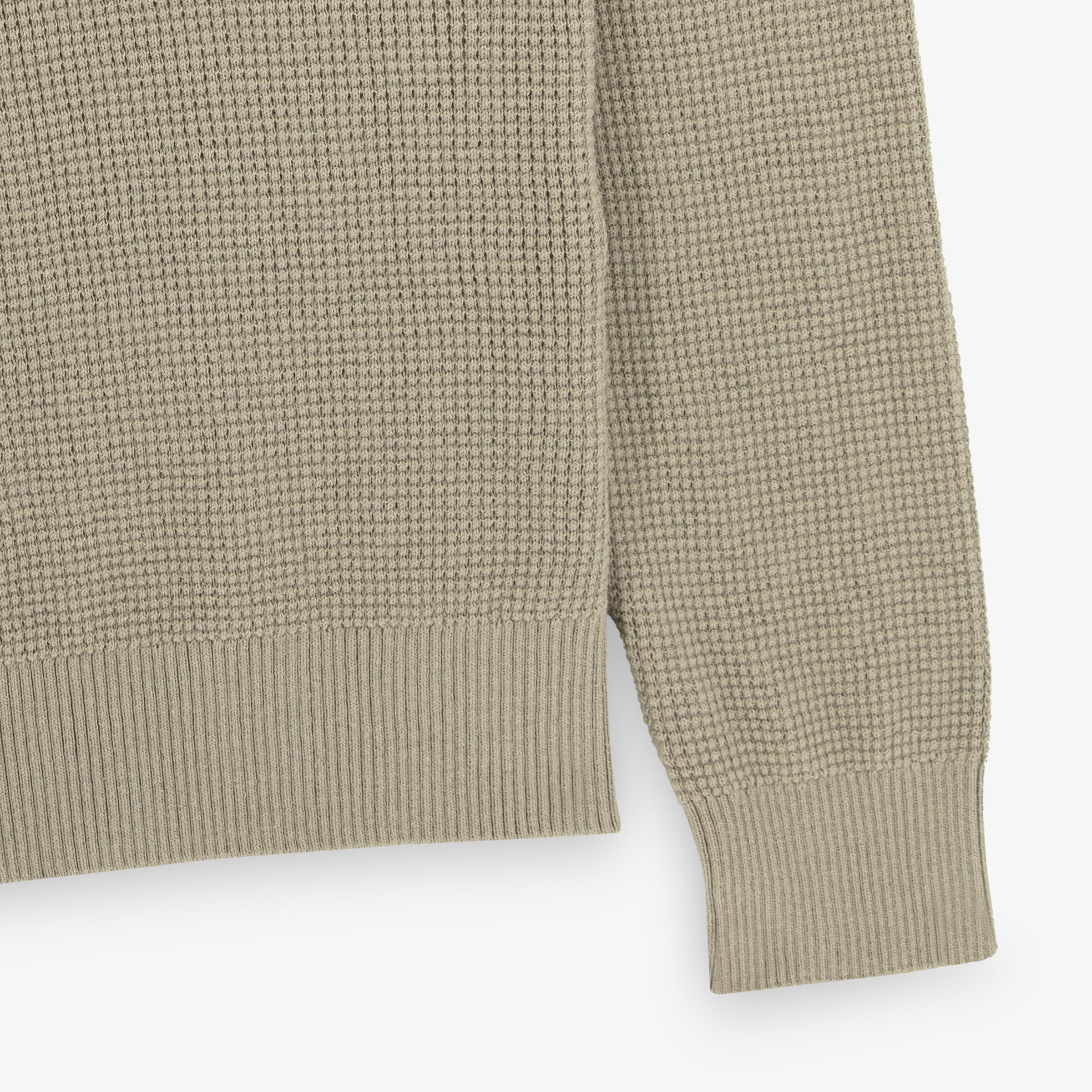 Manolo cotton and silk crew-neck sweater SERGE BLANCO Beige