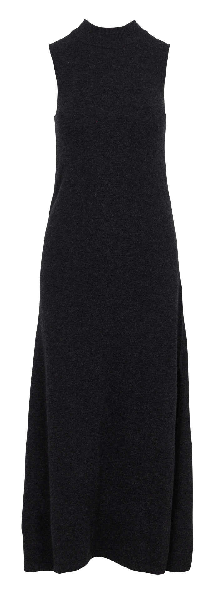 Long round-neck dress in wool and cashmere KOOKAI Grey