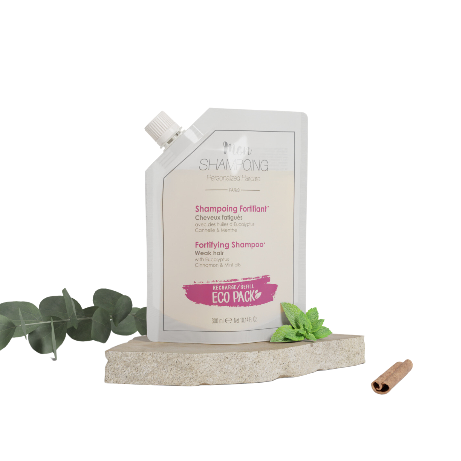 Navulling Eco Pack - Versterkende shampoo tegen haaruitval MON SHAMPOING No color