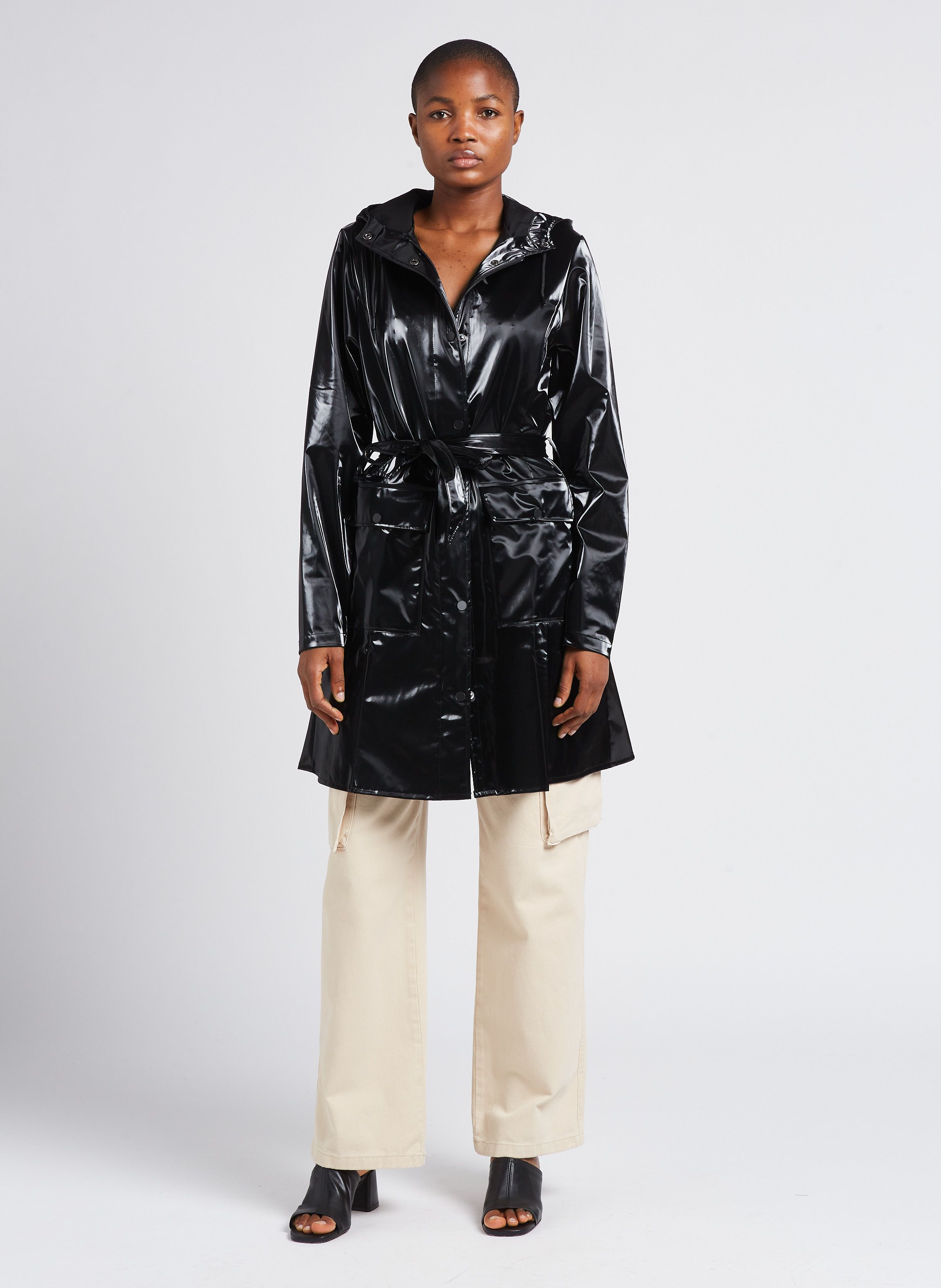 Trench impermeable femme online a capuche